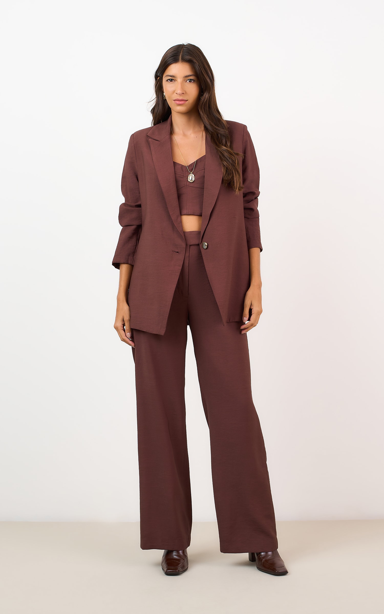 Blazer Ristretto Marrom