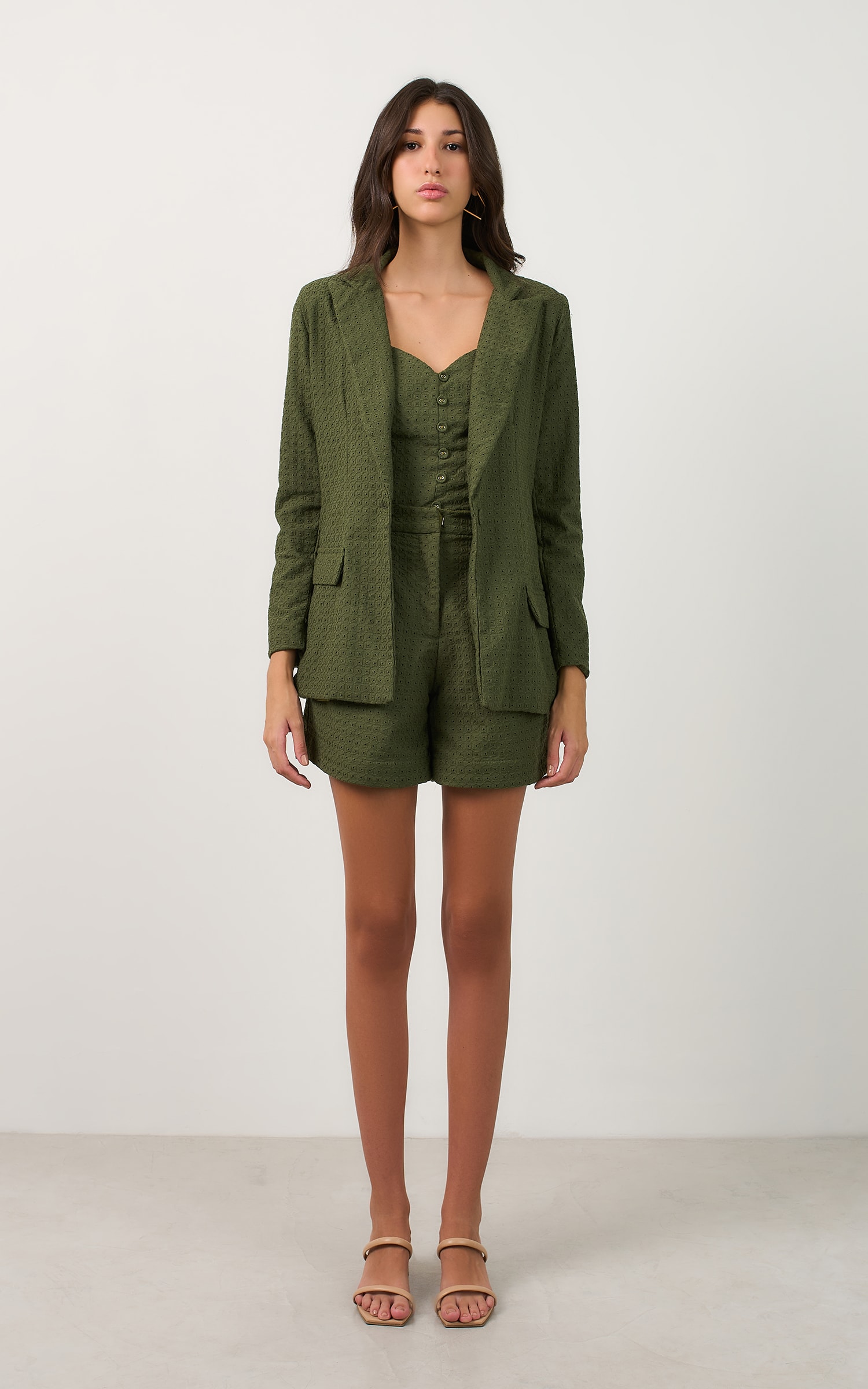 Blazer Selenita Verde Musgo