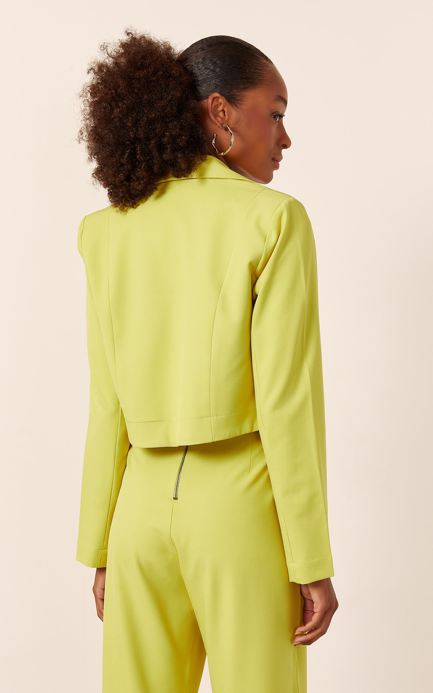 Blazer Sweet Cropped Lima