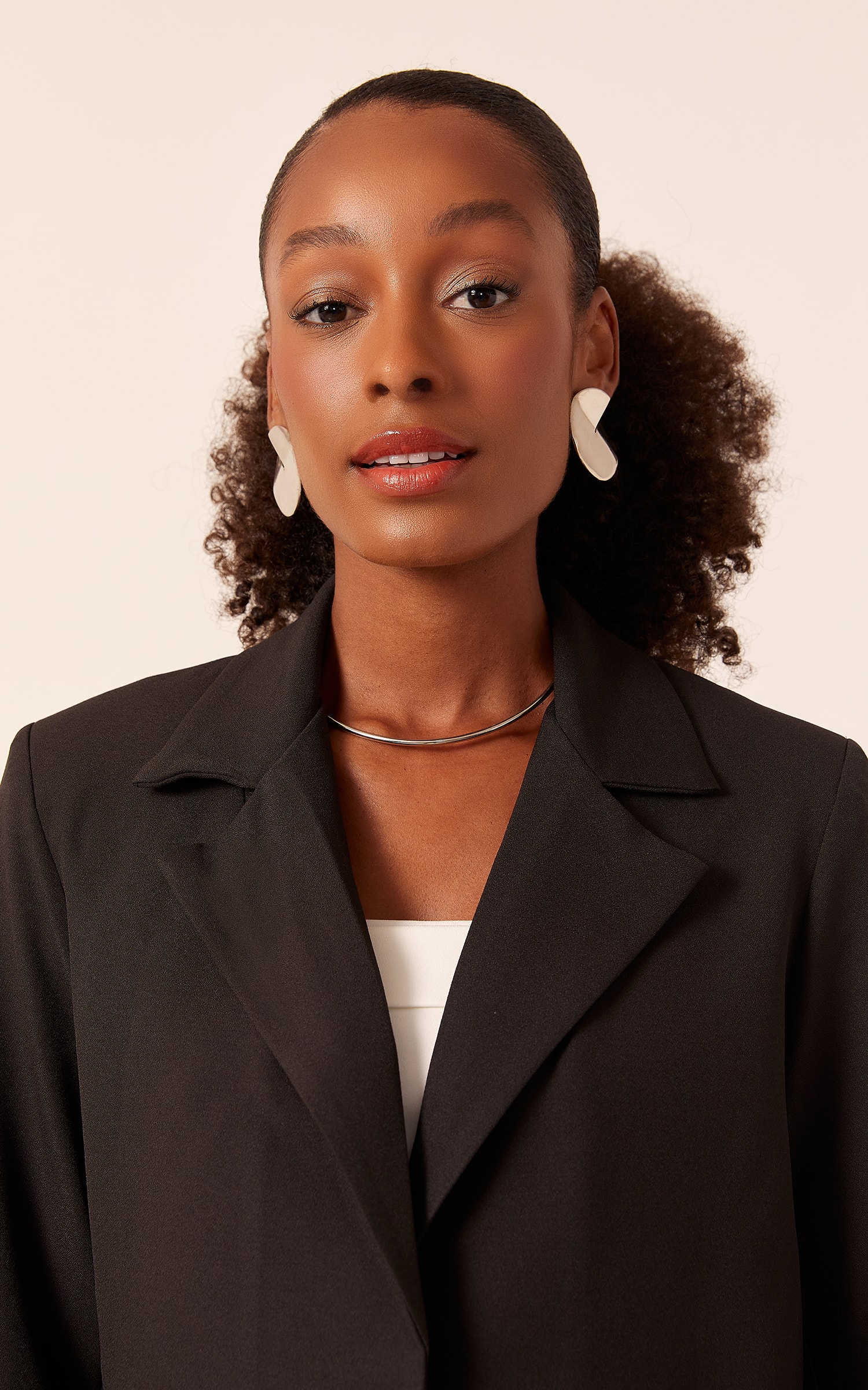 Blazer Sweet Cropped Preto