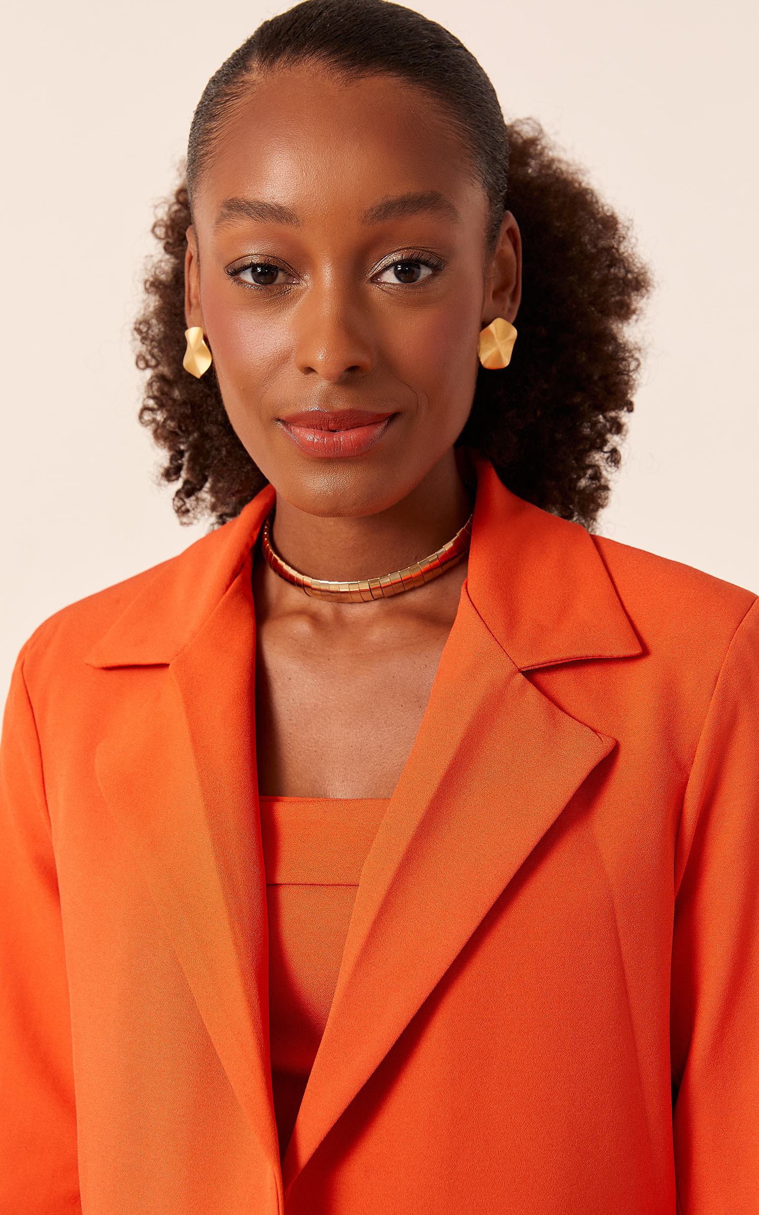 Blazer Sweet Cropped Vermelho