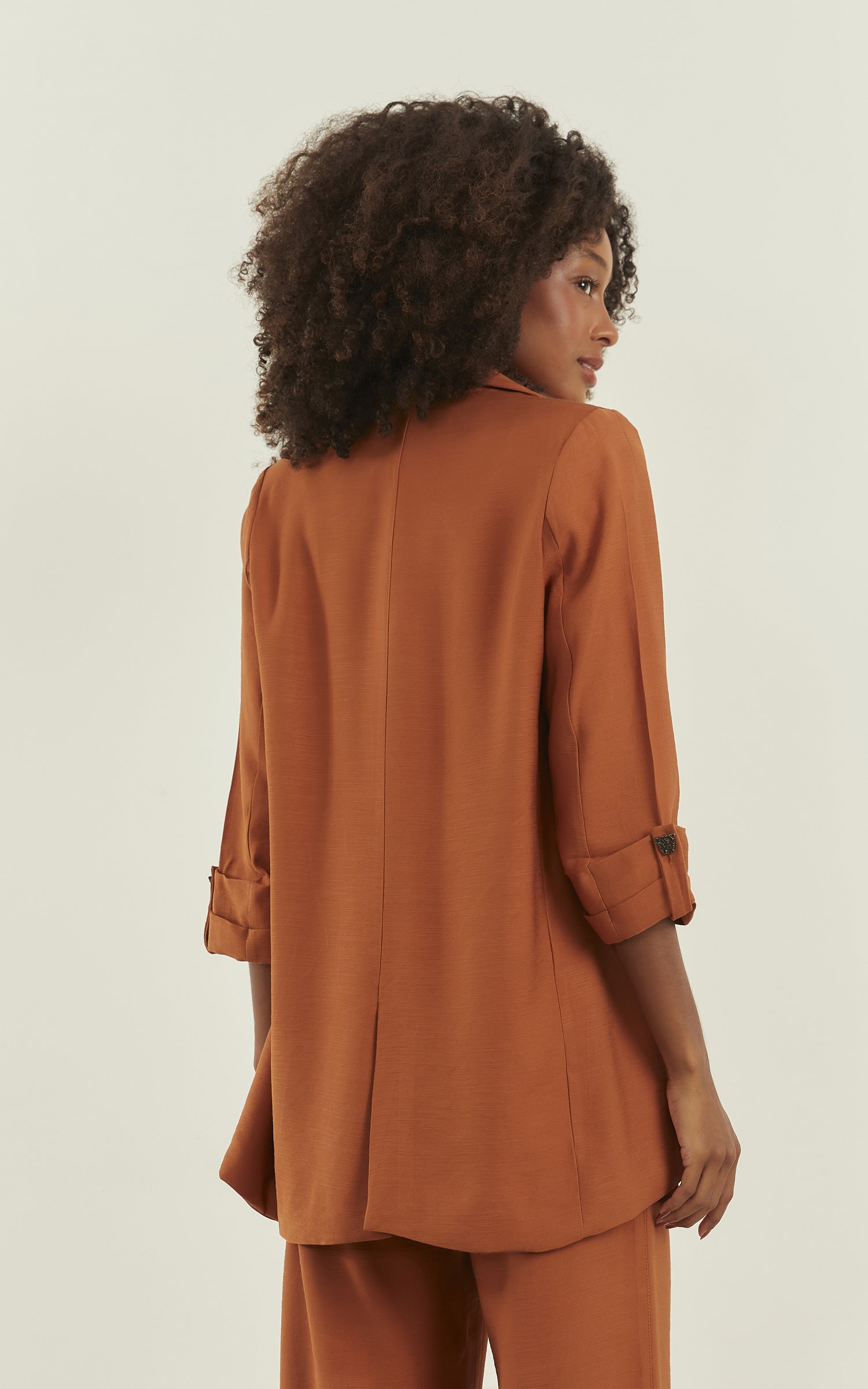 Blazer Wish Oversized Caramelo