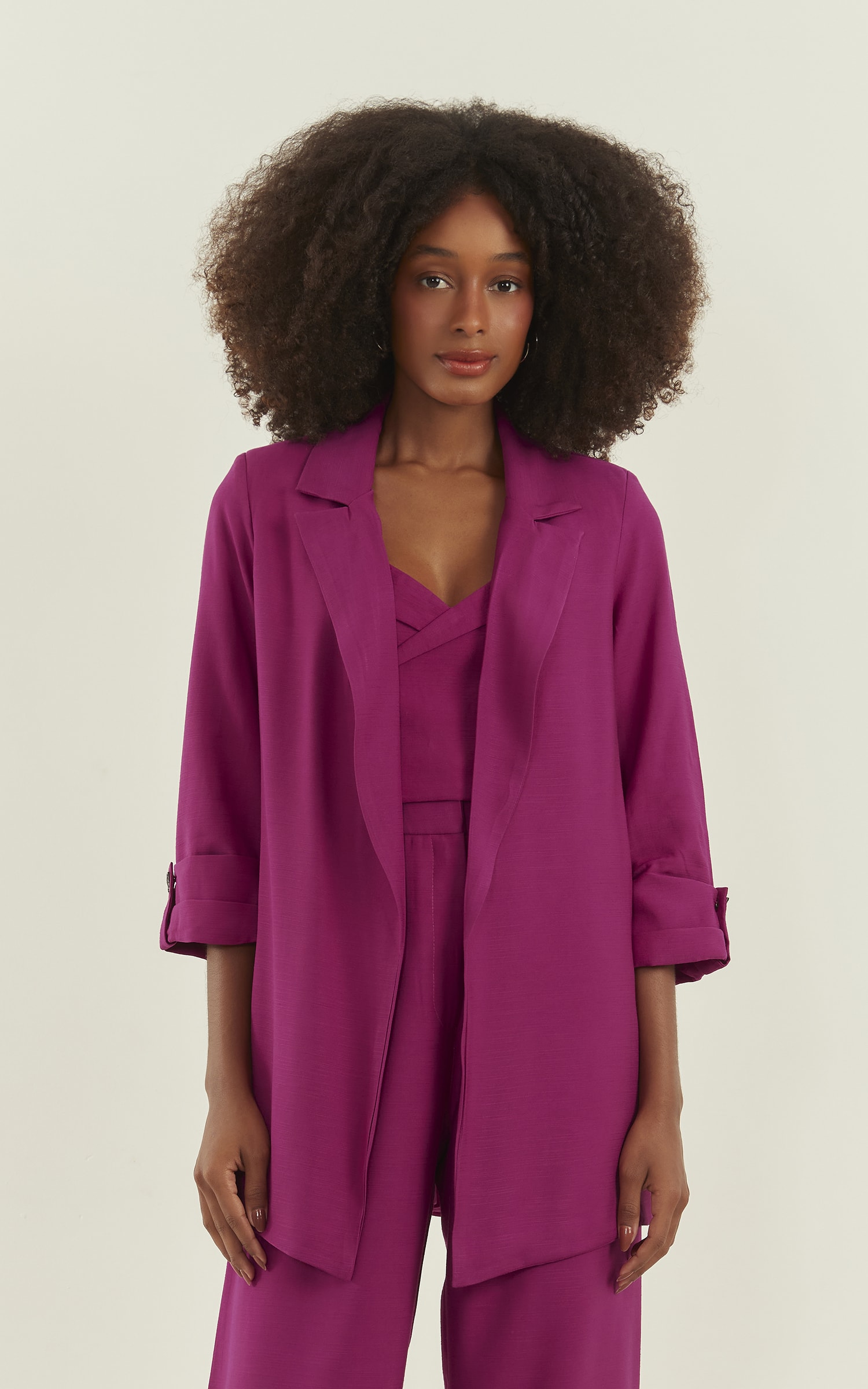 Blazer Wish Oversized Fúcsia