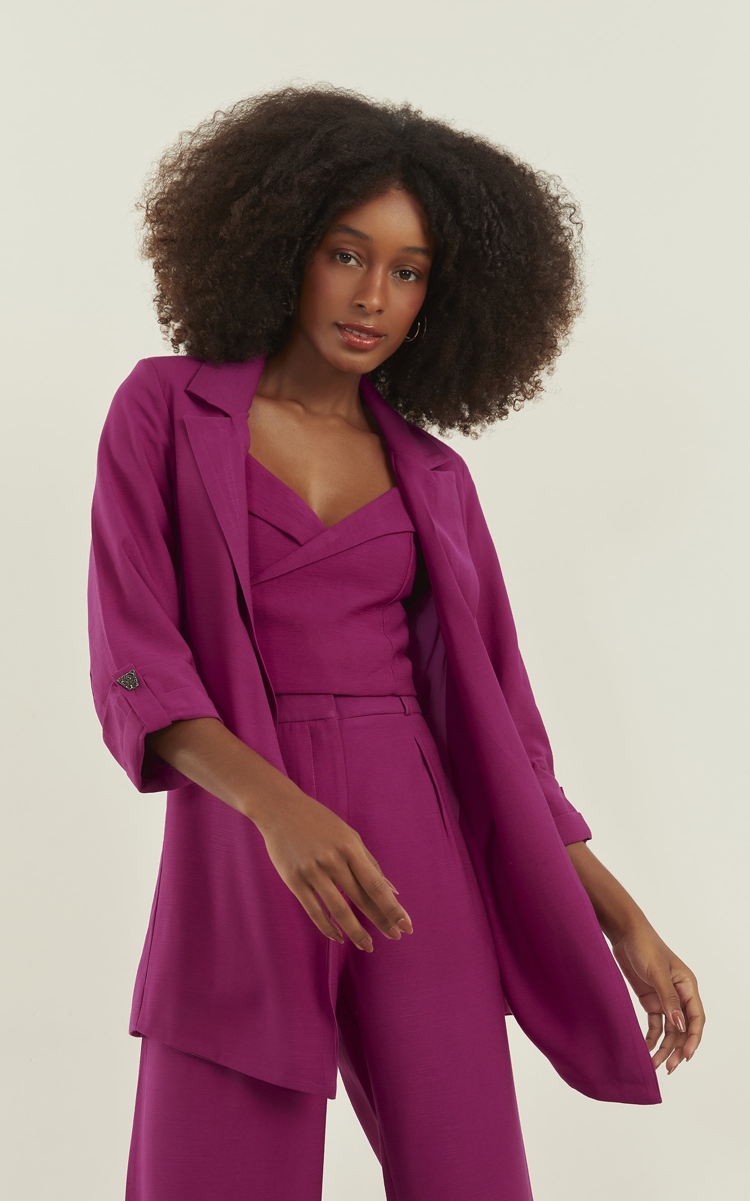 Blazer Wish Oversized Fúcsia