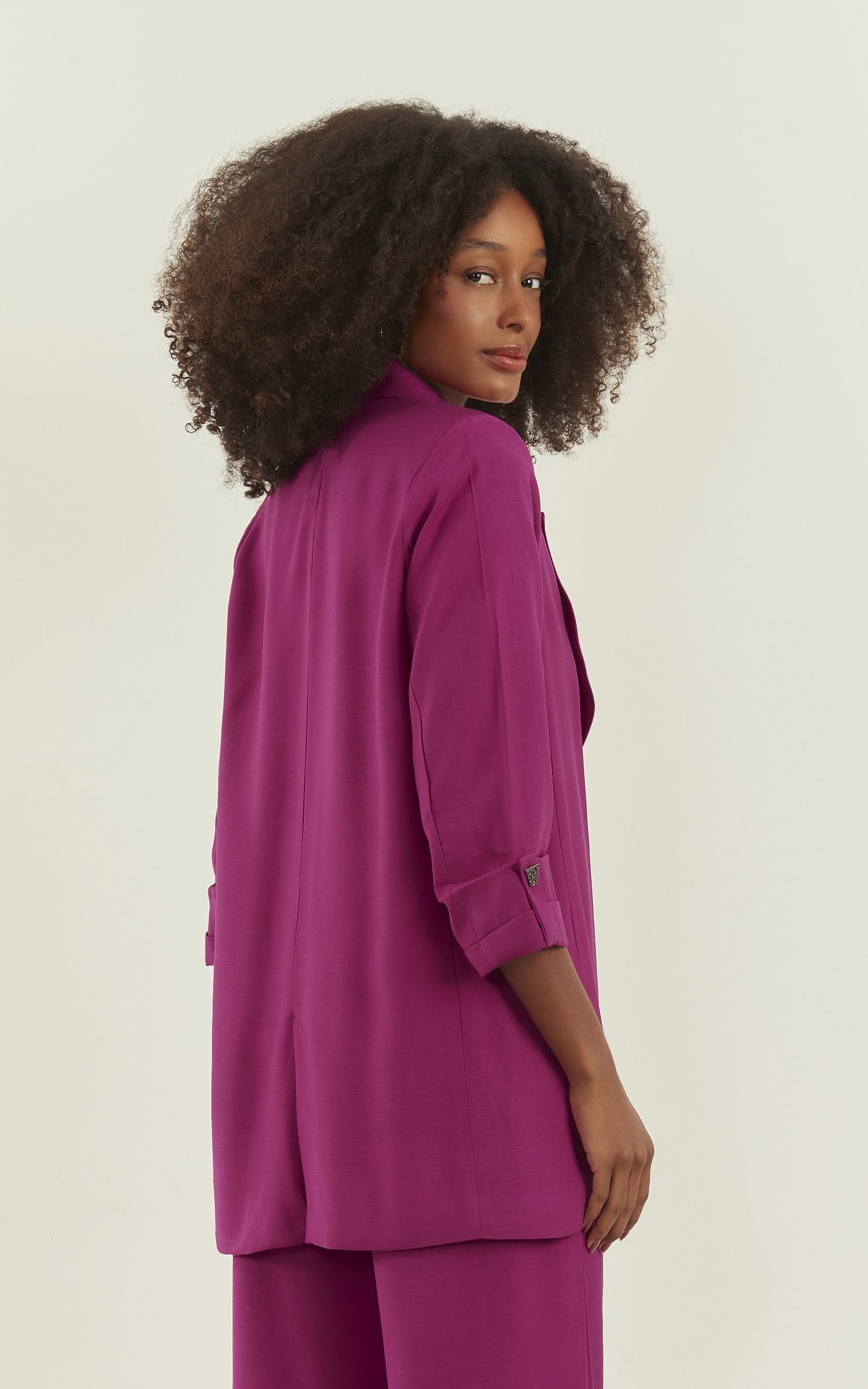 Blazer Wish Oversized Fúcsia