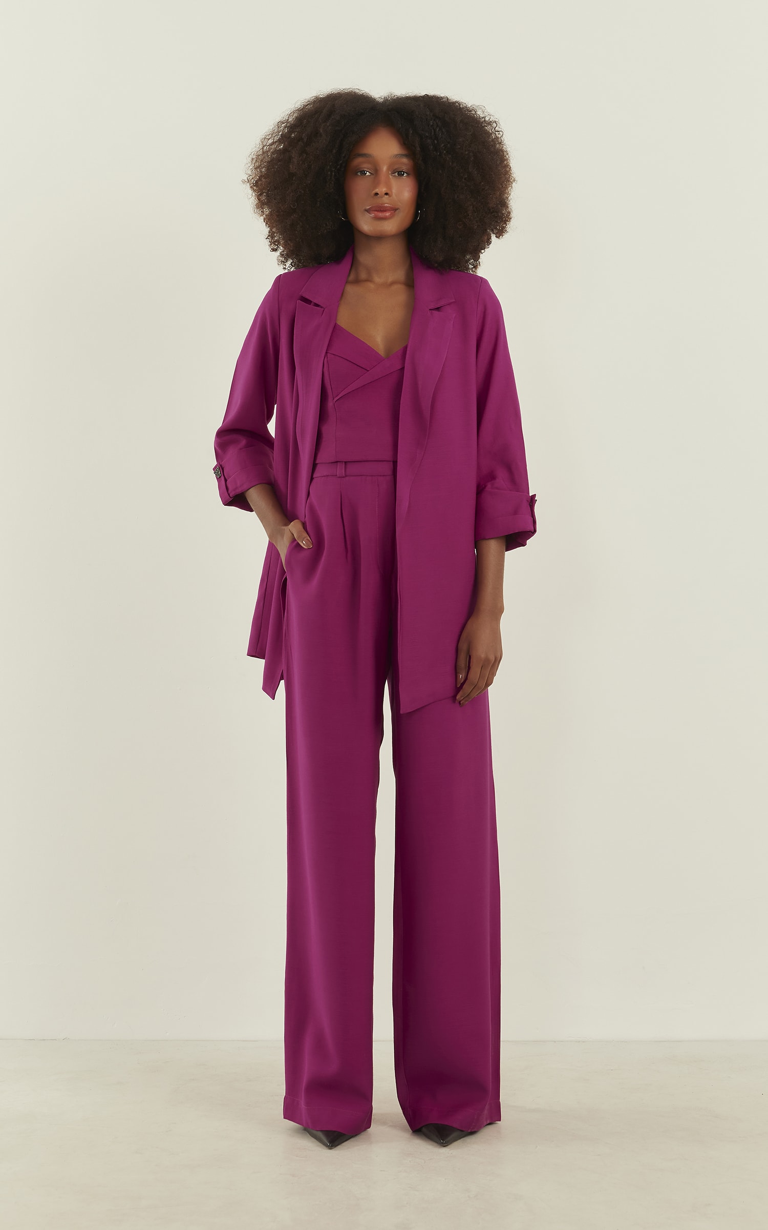 Blazer Wish Oversized Fúcsia