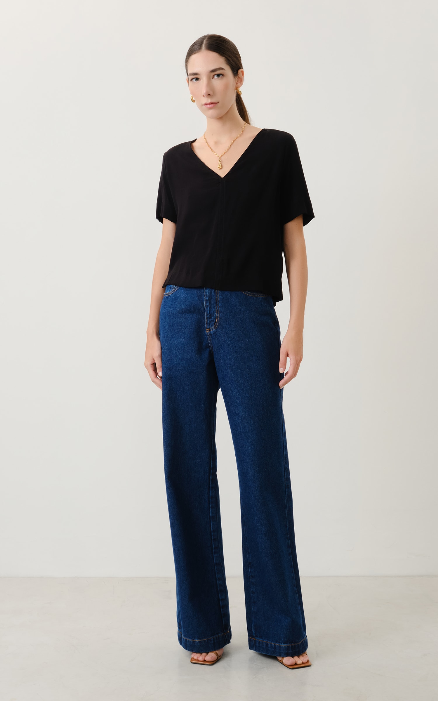 Blusa a Fio River Preto
