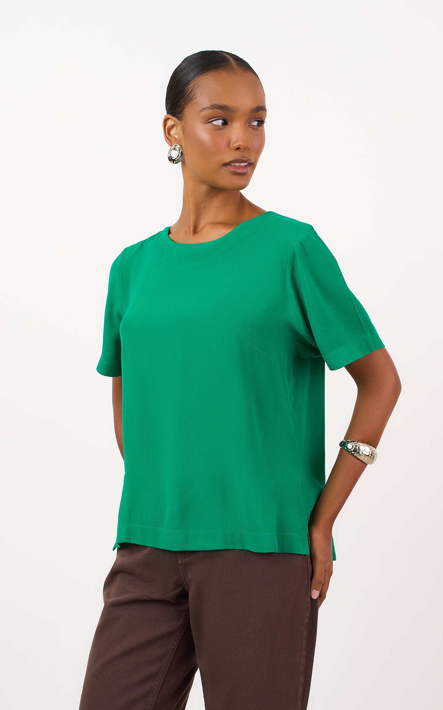 Blusa Acervo Verde b