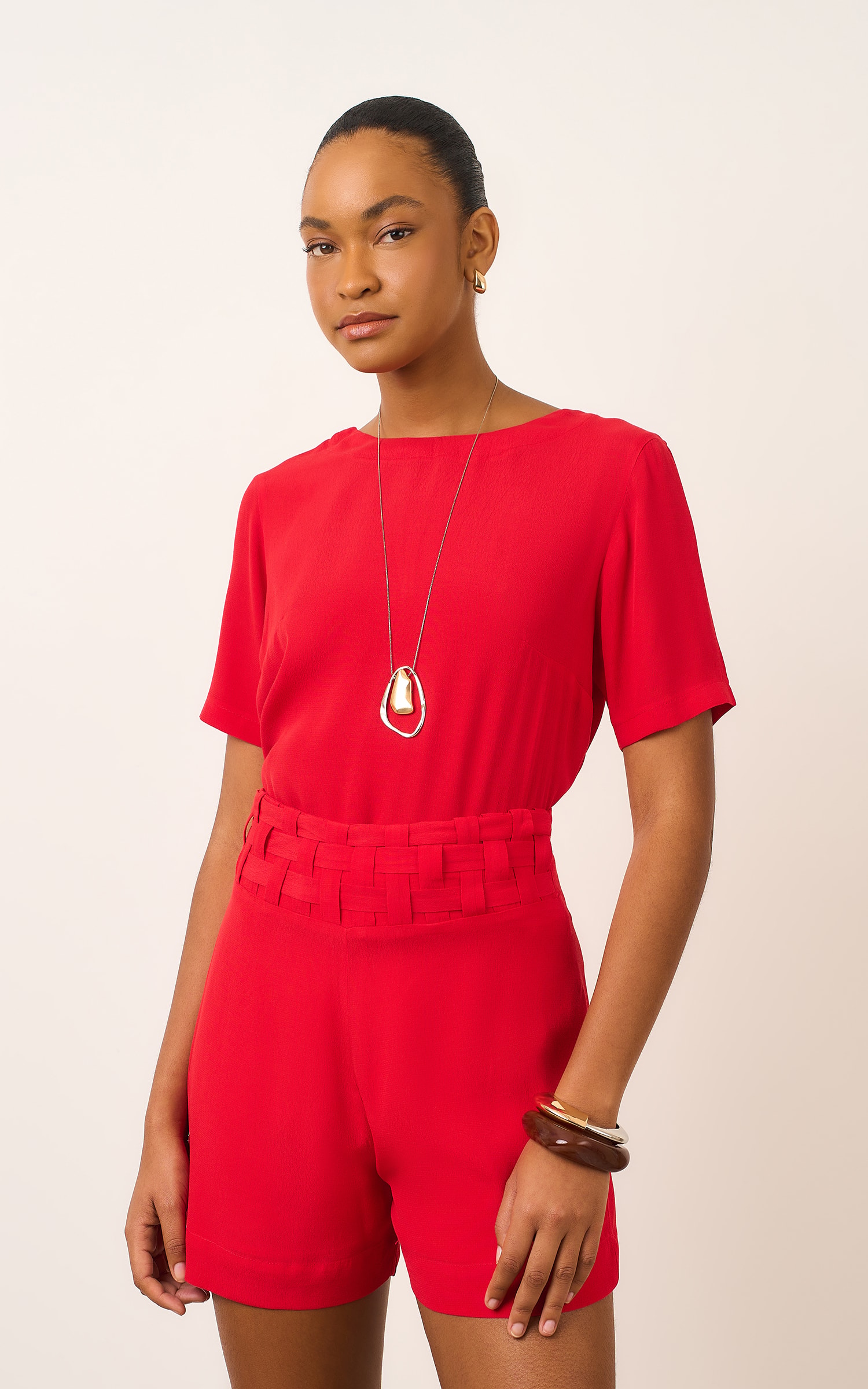 Blusa Acervo Vermelho