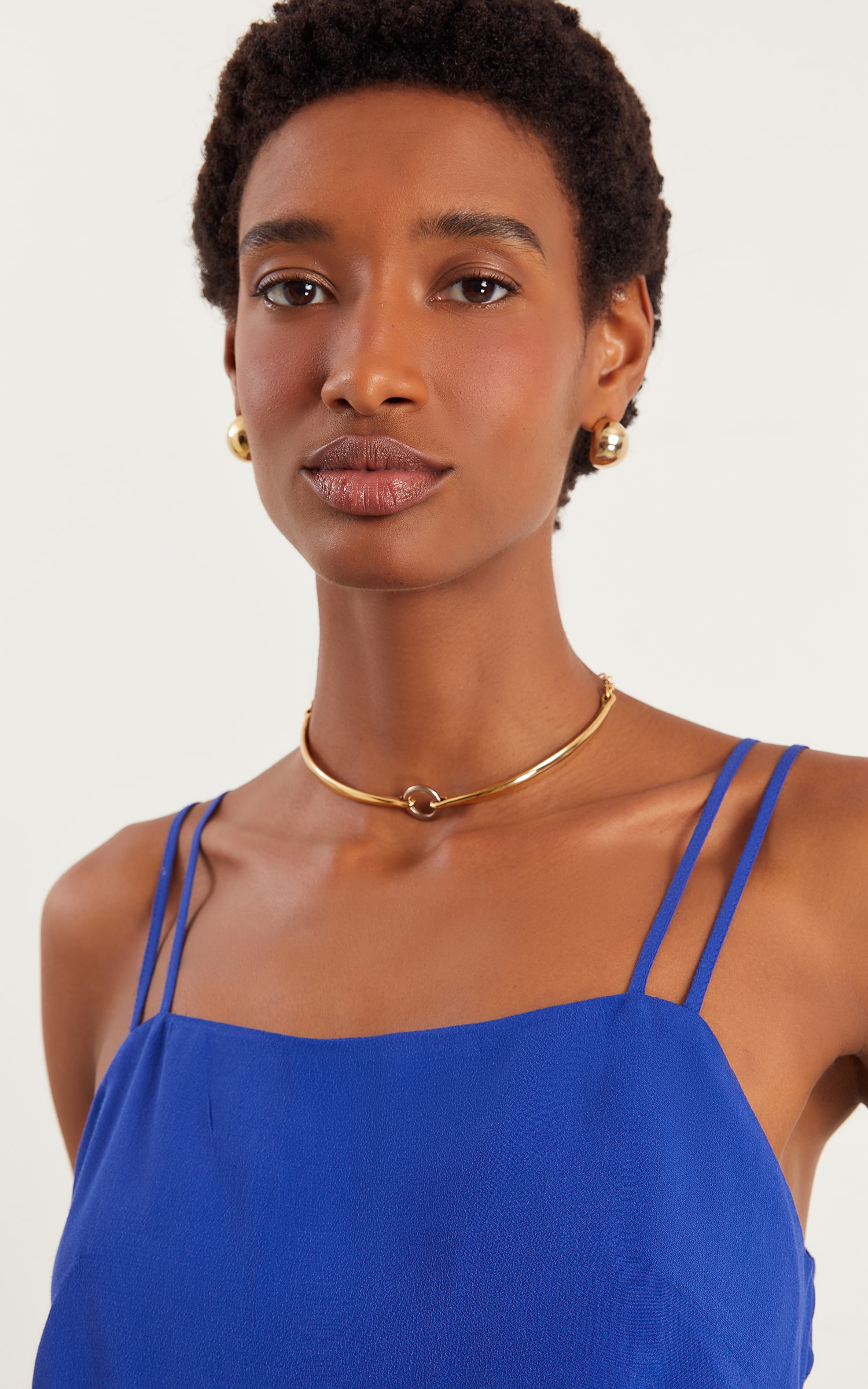 Blusa Alça Dupla Enseada Azul