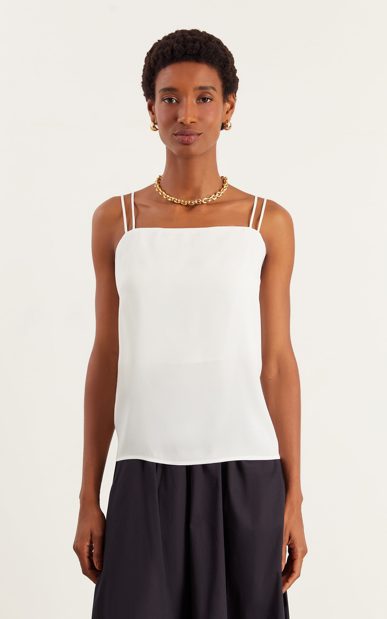Blusa Alça Dupla Enseada Off White