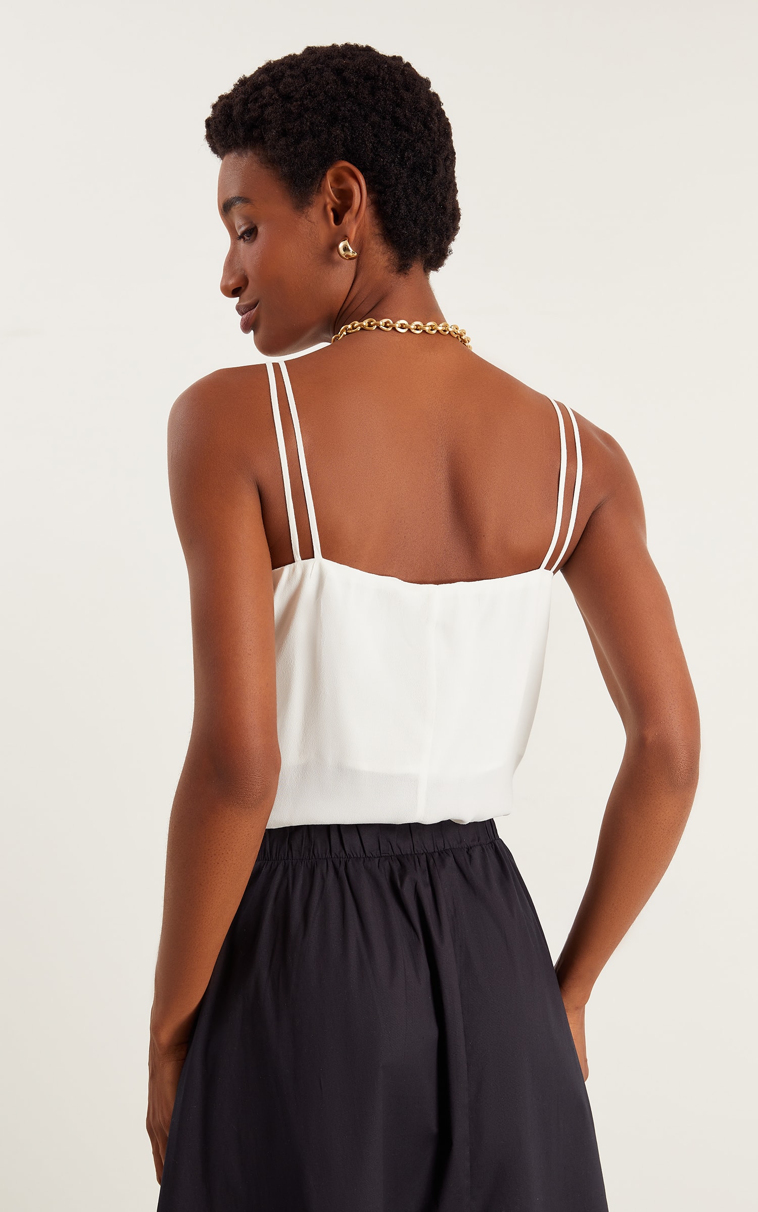 Blusa Alça Dupla Enseada Off White