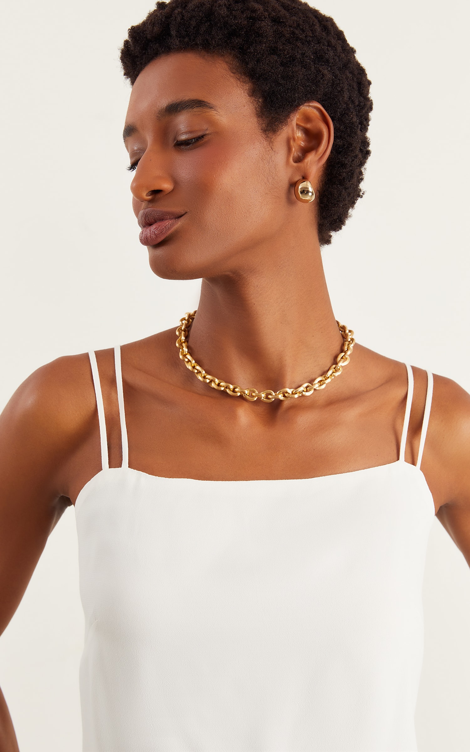 Blusa Alça Dupla Enseada Off White