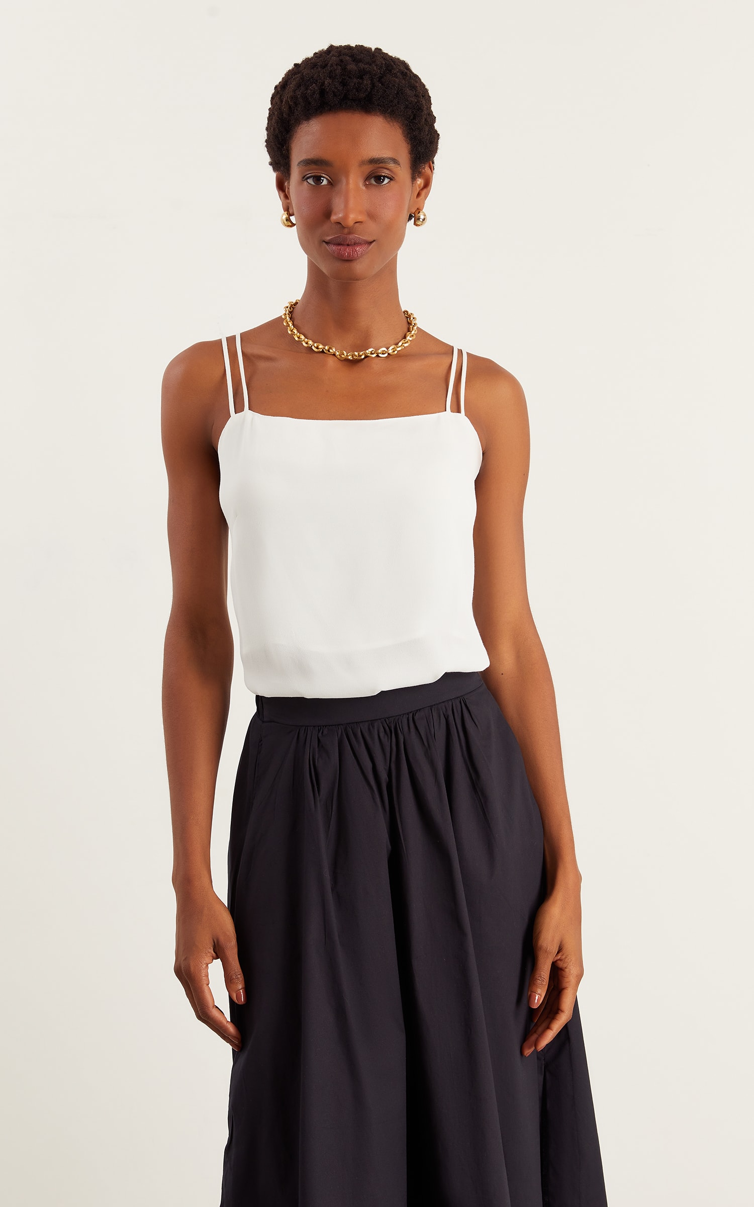 Blusa Alça Dupla Enseada Off White