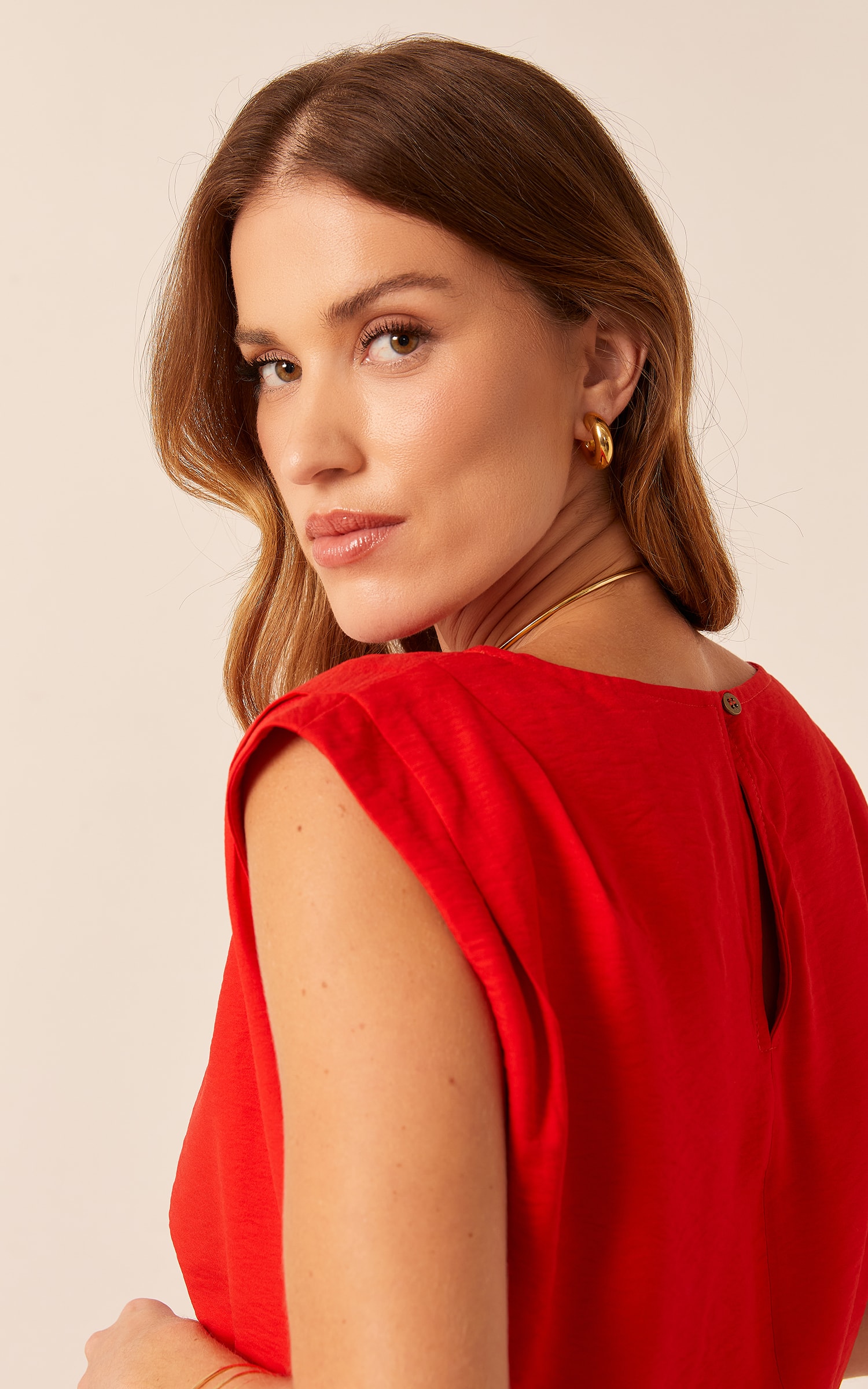 Blusa Alegria Básica Vermelho