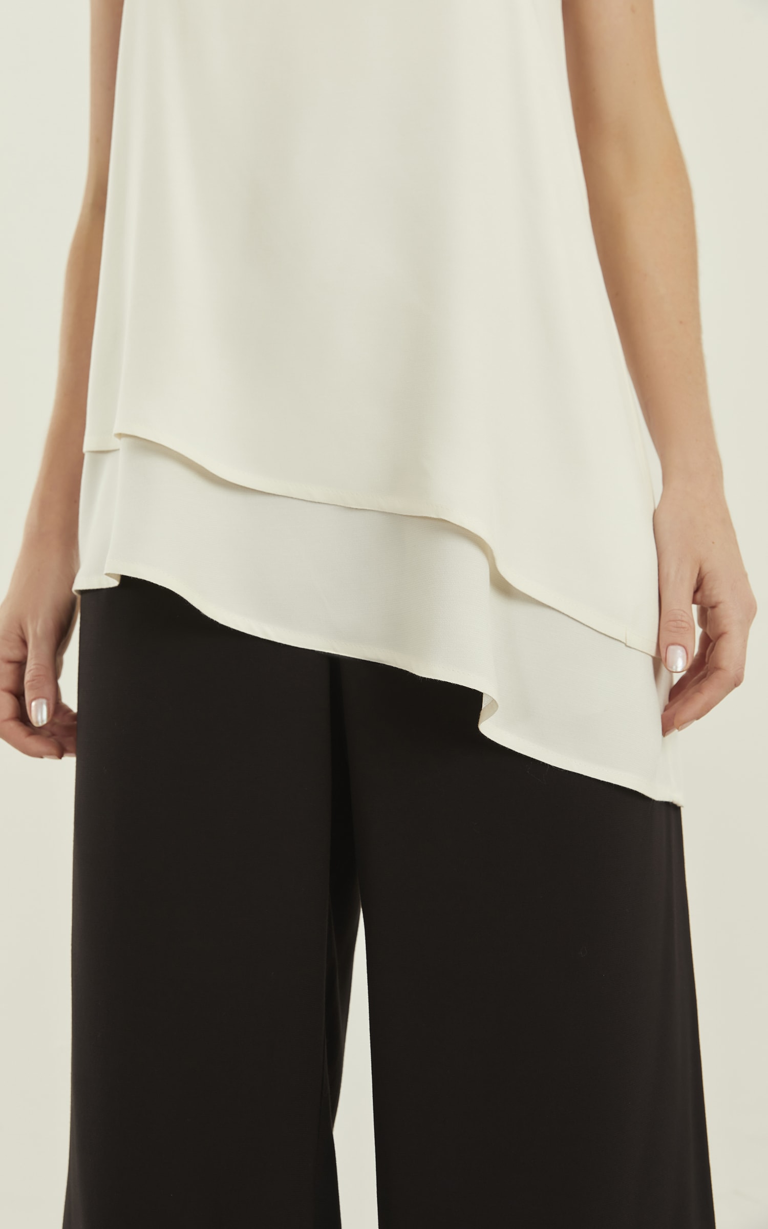 Blusa Alongada Ravena Off White