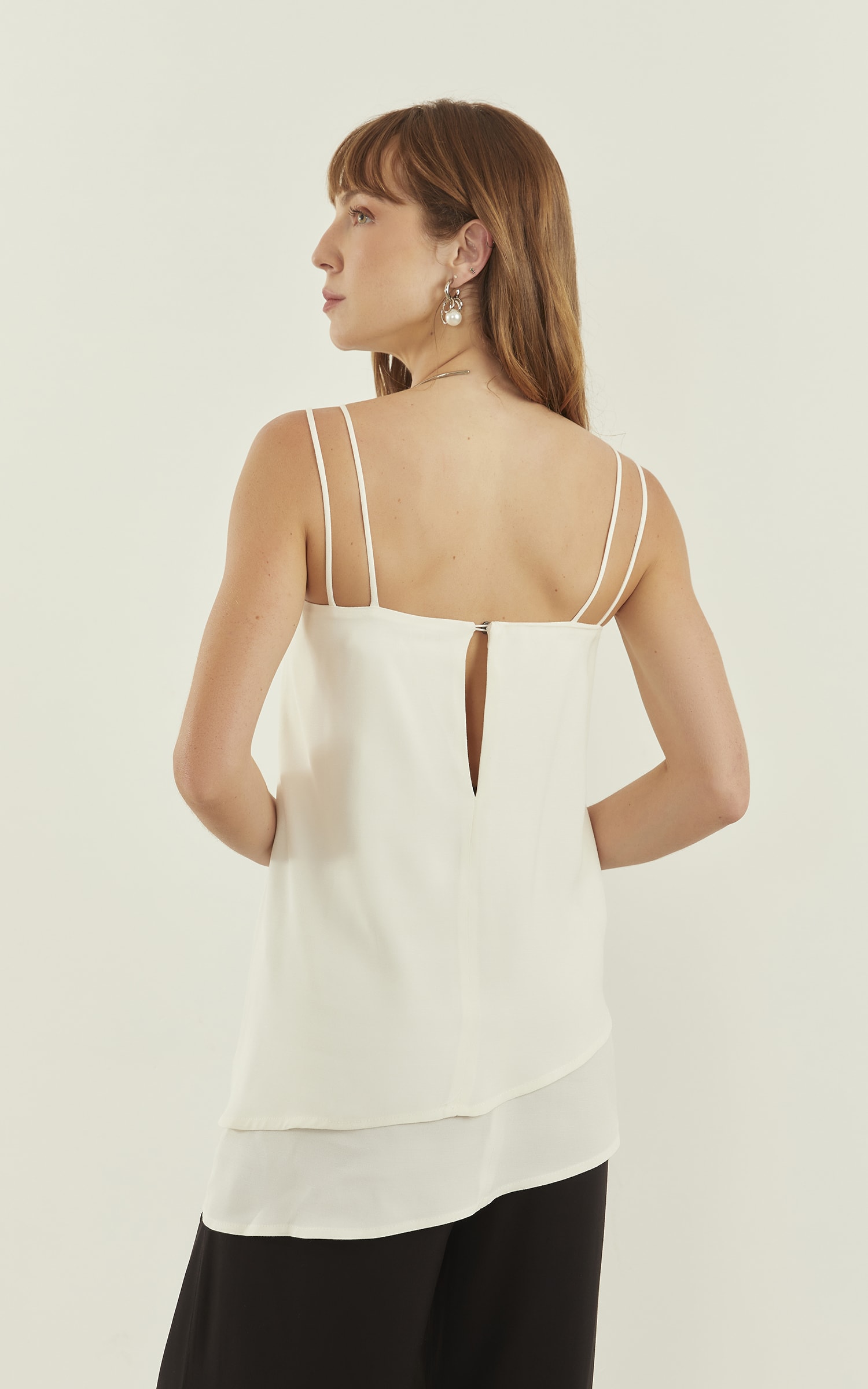 Blusa Alongada Ravena Off White