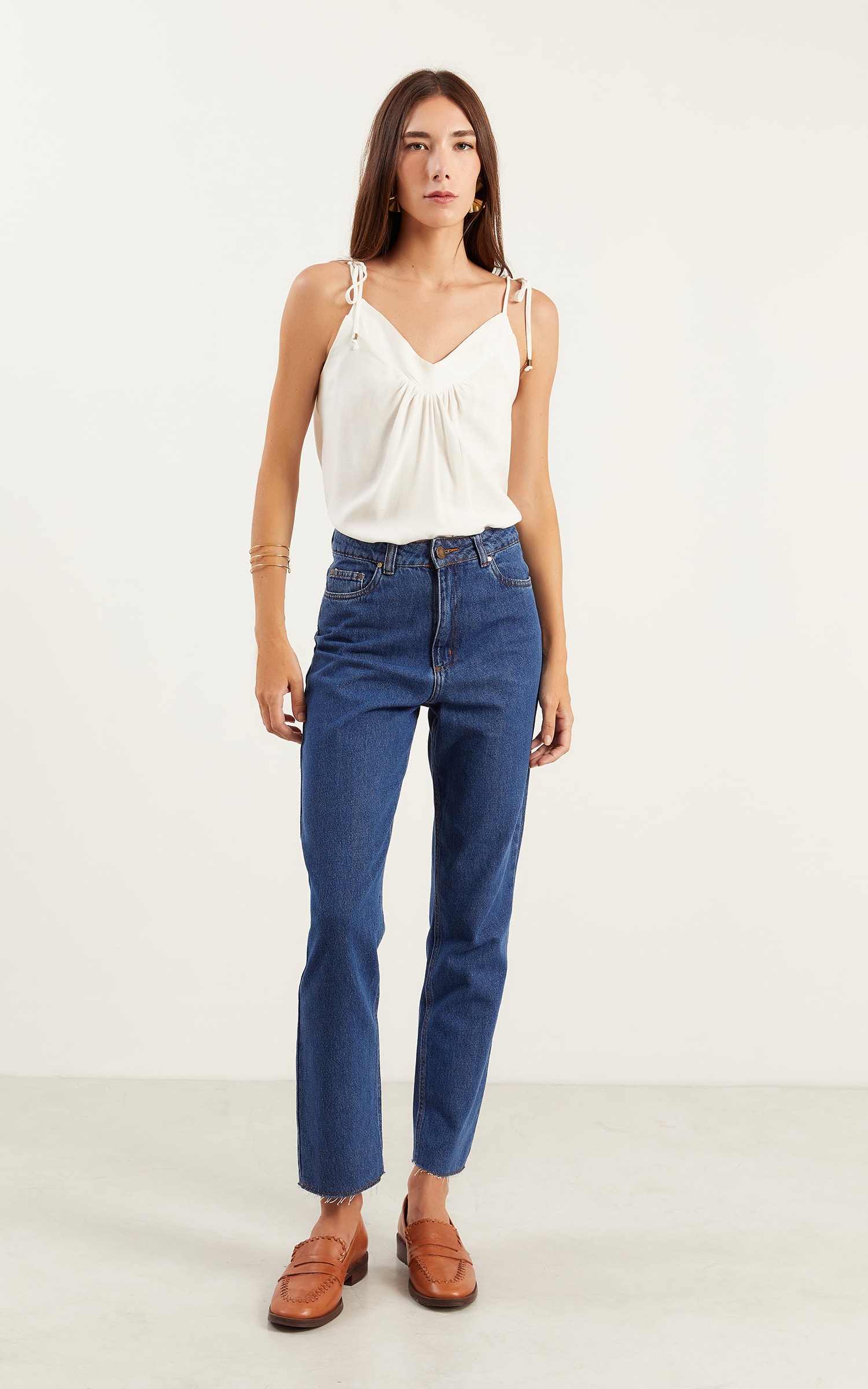 Blusa Amarracao Essencial Off White