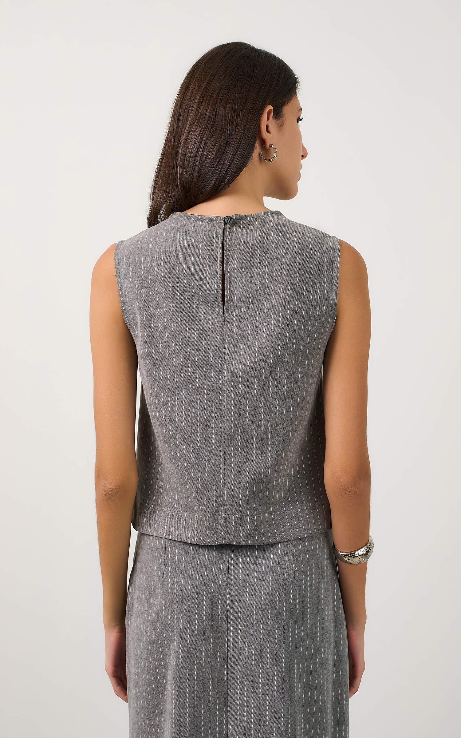 Blusa Artico Detalhe Cosmos Cinza