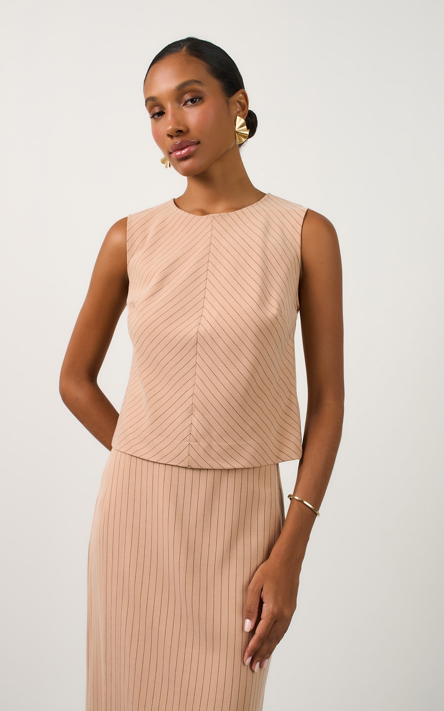 Blusa Artico Detalhe Cosmos Nude