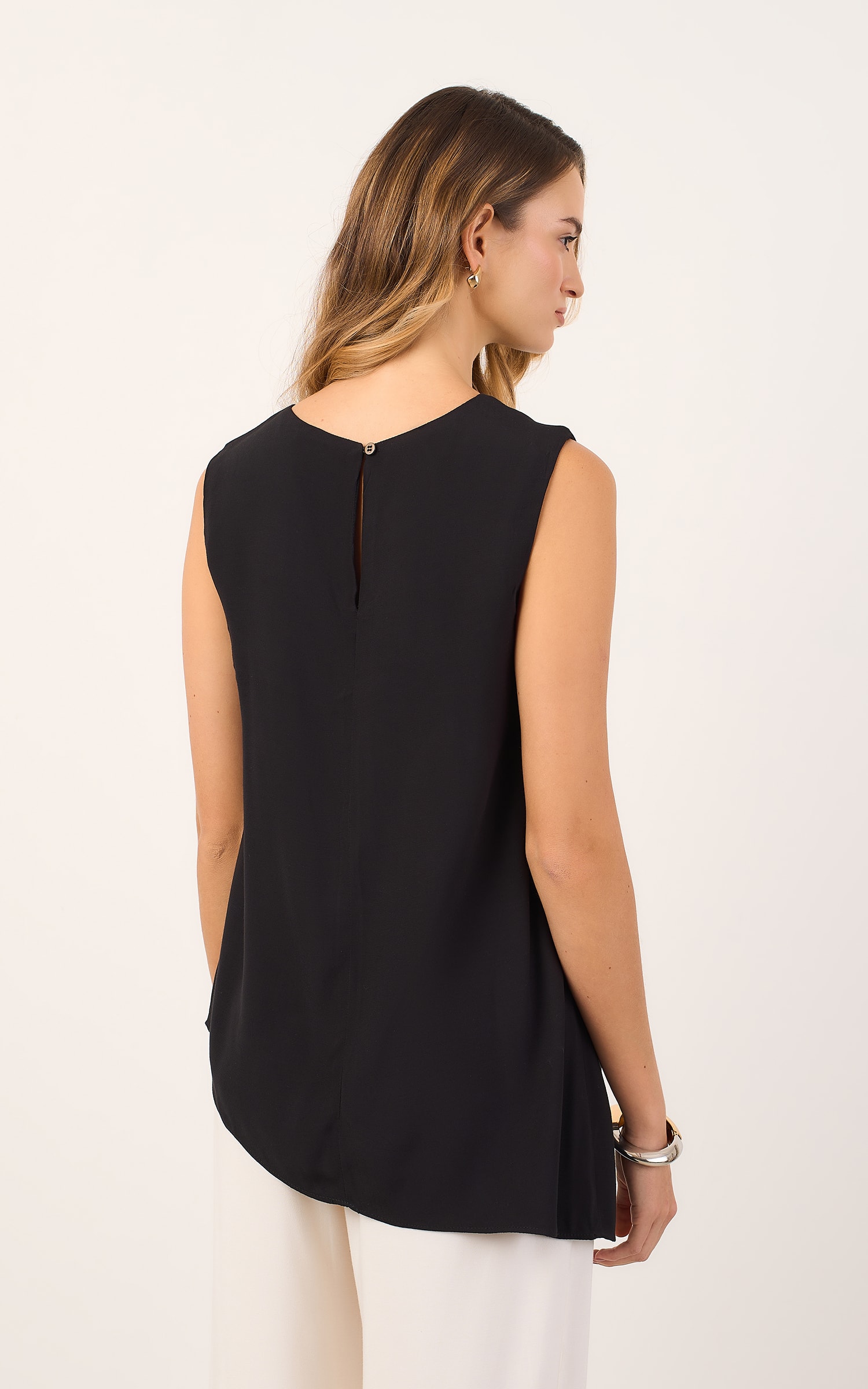Blusa Assimetrica Modern Preto