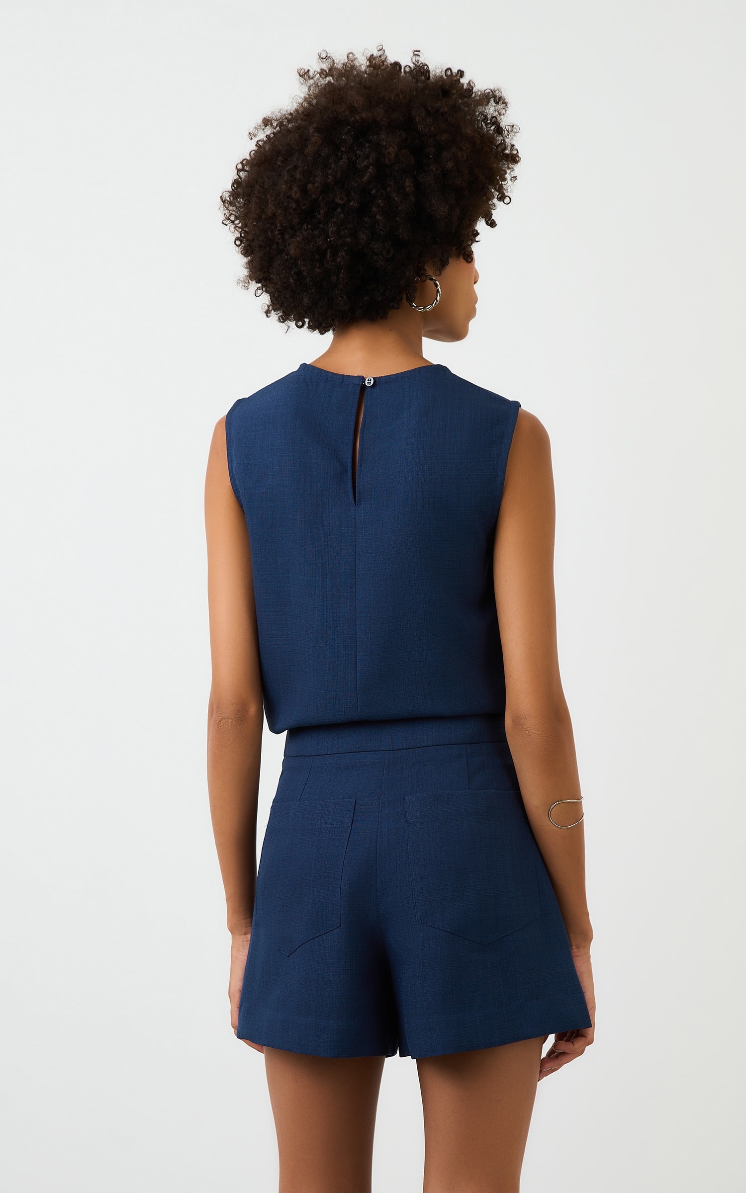 Blusa Basic Blanc Marinho