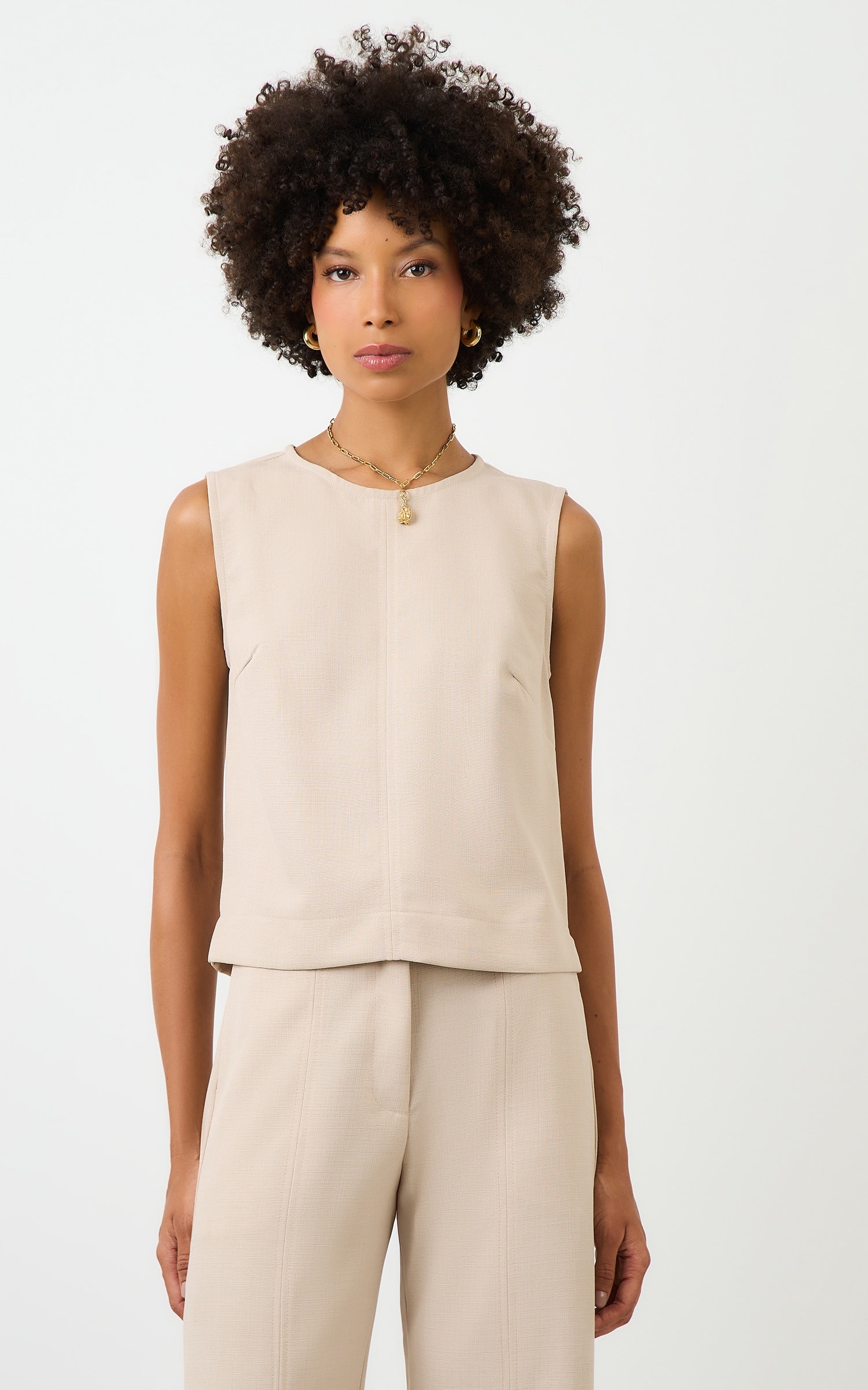 Blusa Basic Blanc Natural