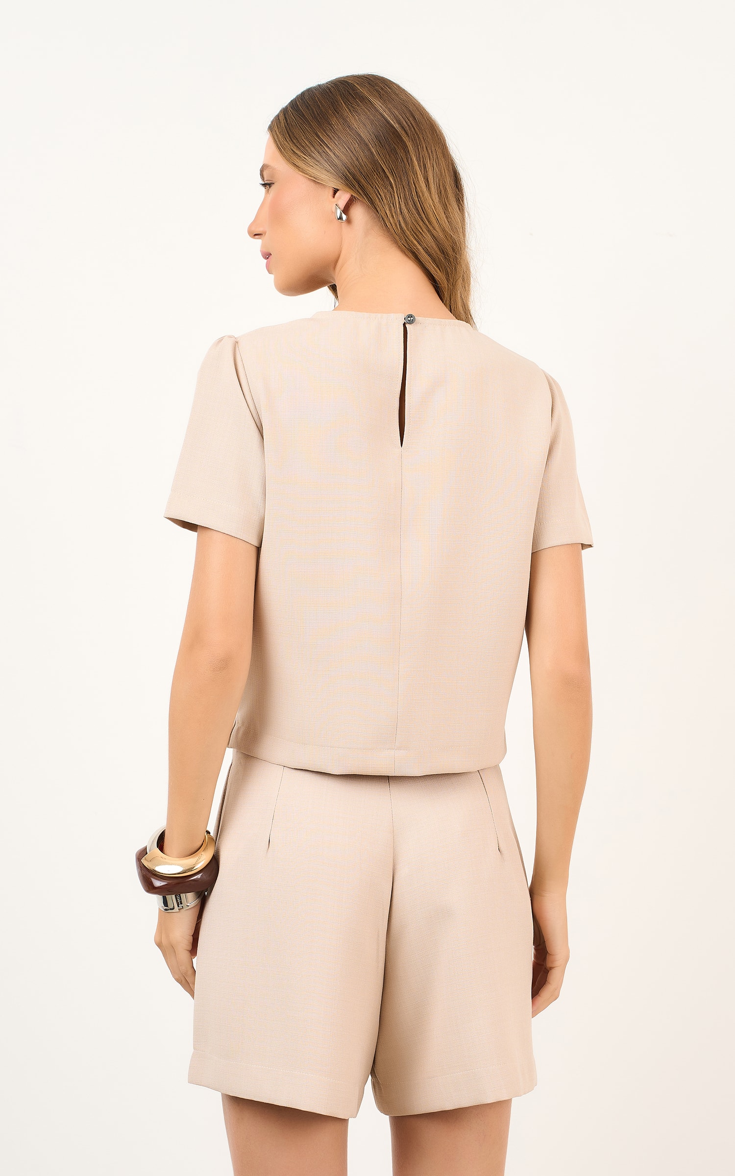 Blusa Basic Mosaic Rafia
