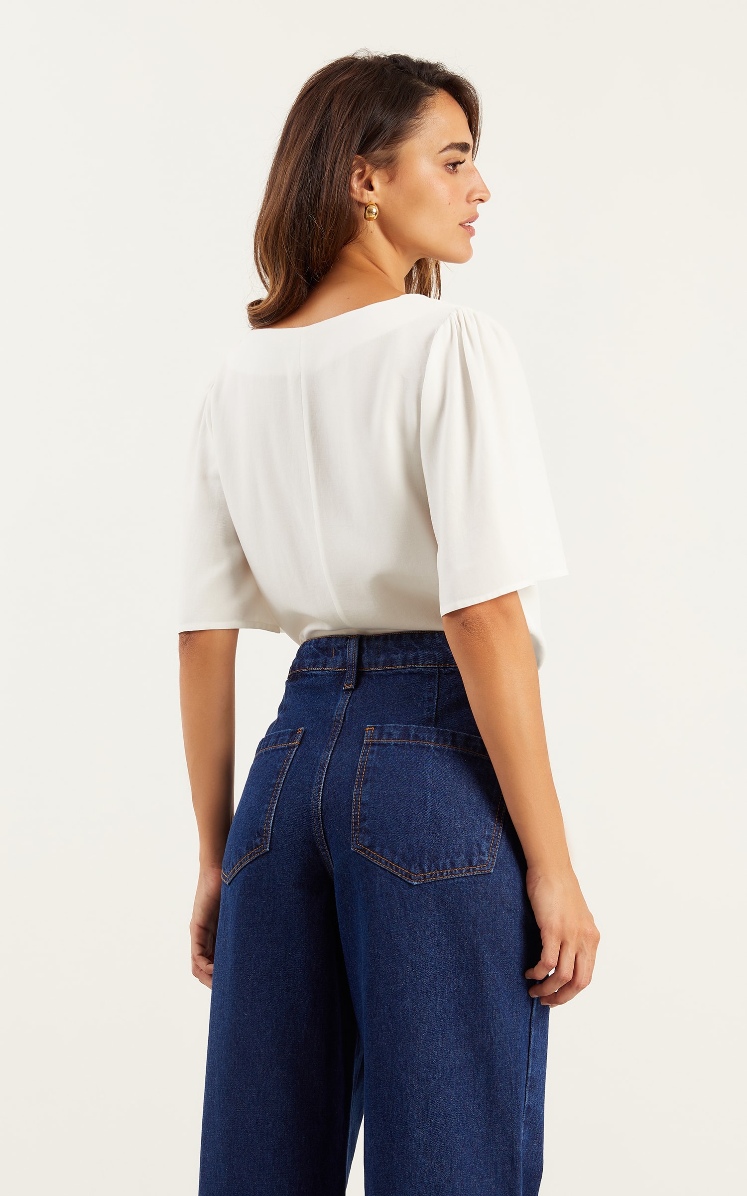 Blusa Basic Off White