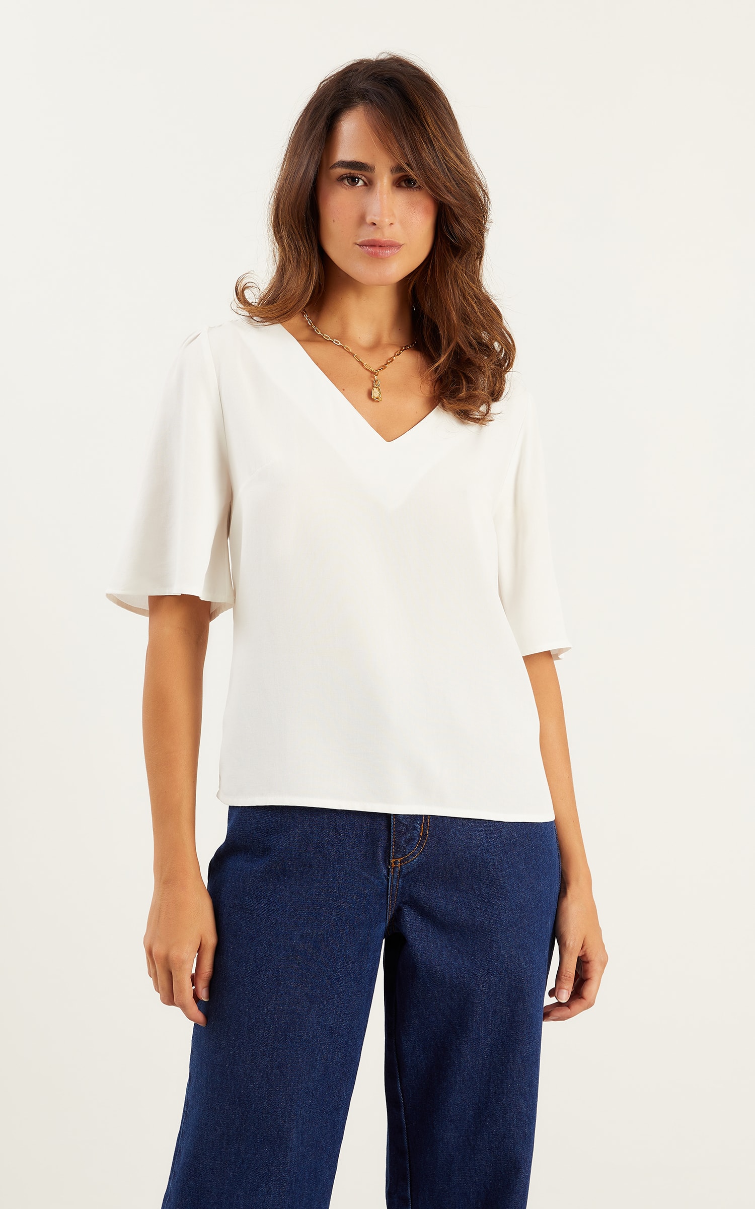 Blusa Basic Off White