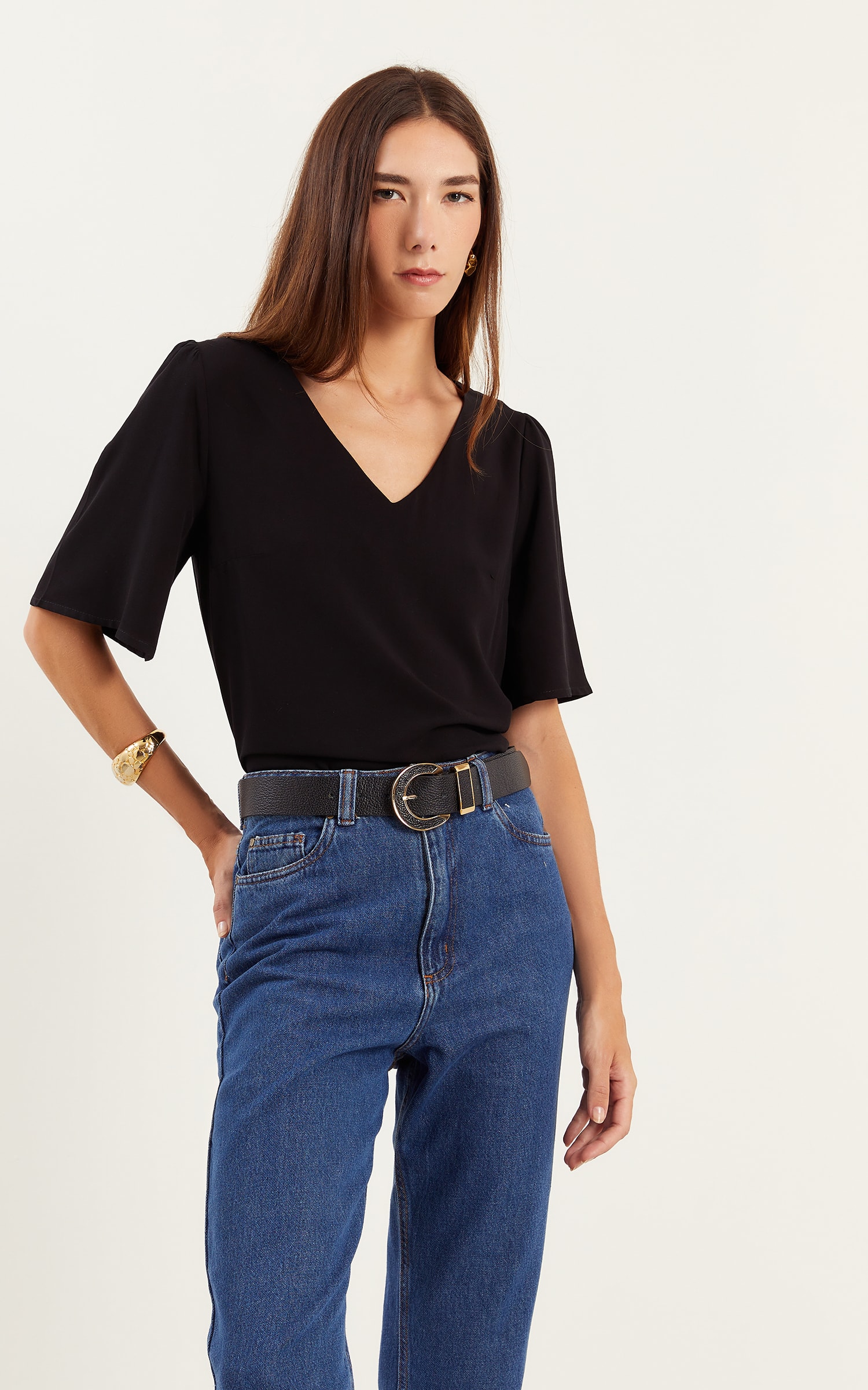 Blusa Basic Preto
