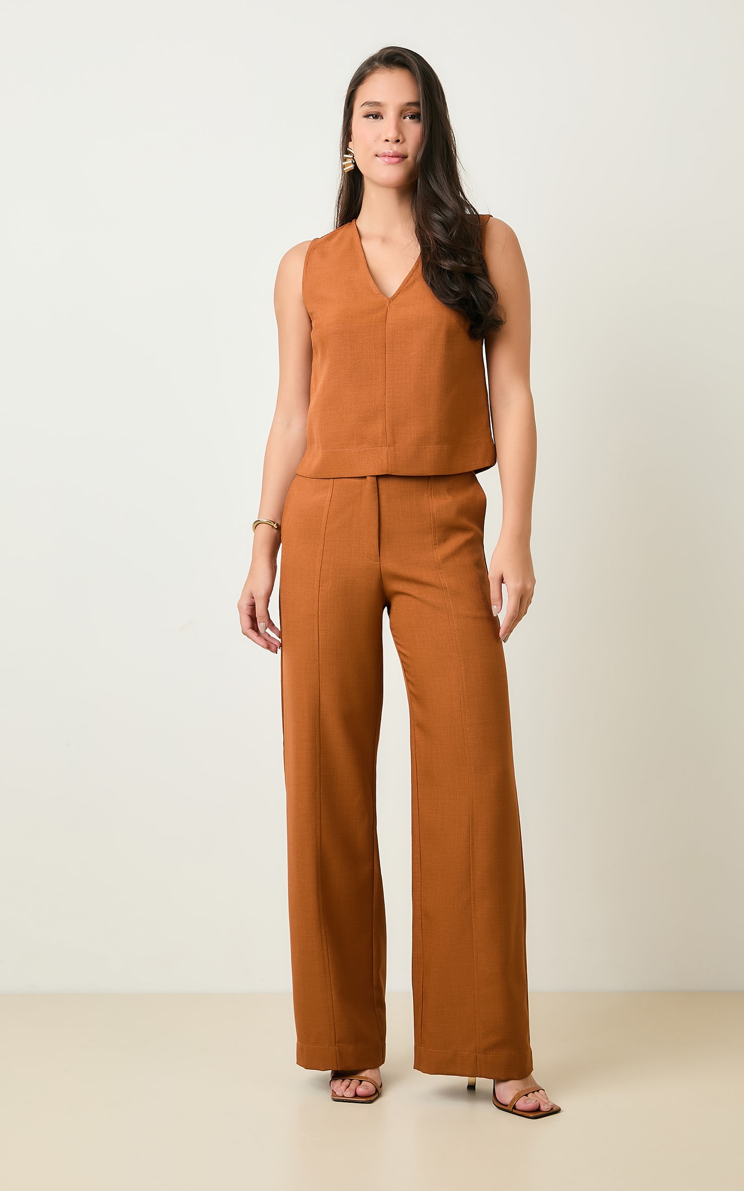 Blusa Basic Sculp Doce de Leite