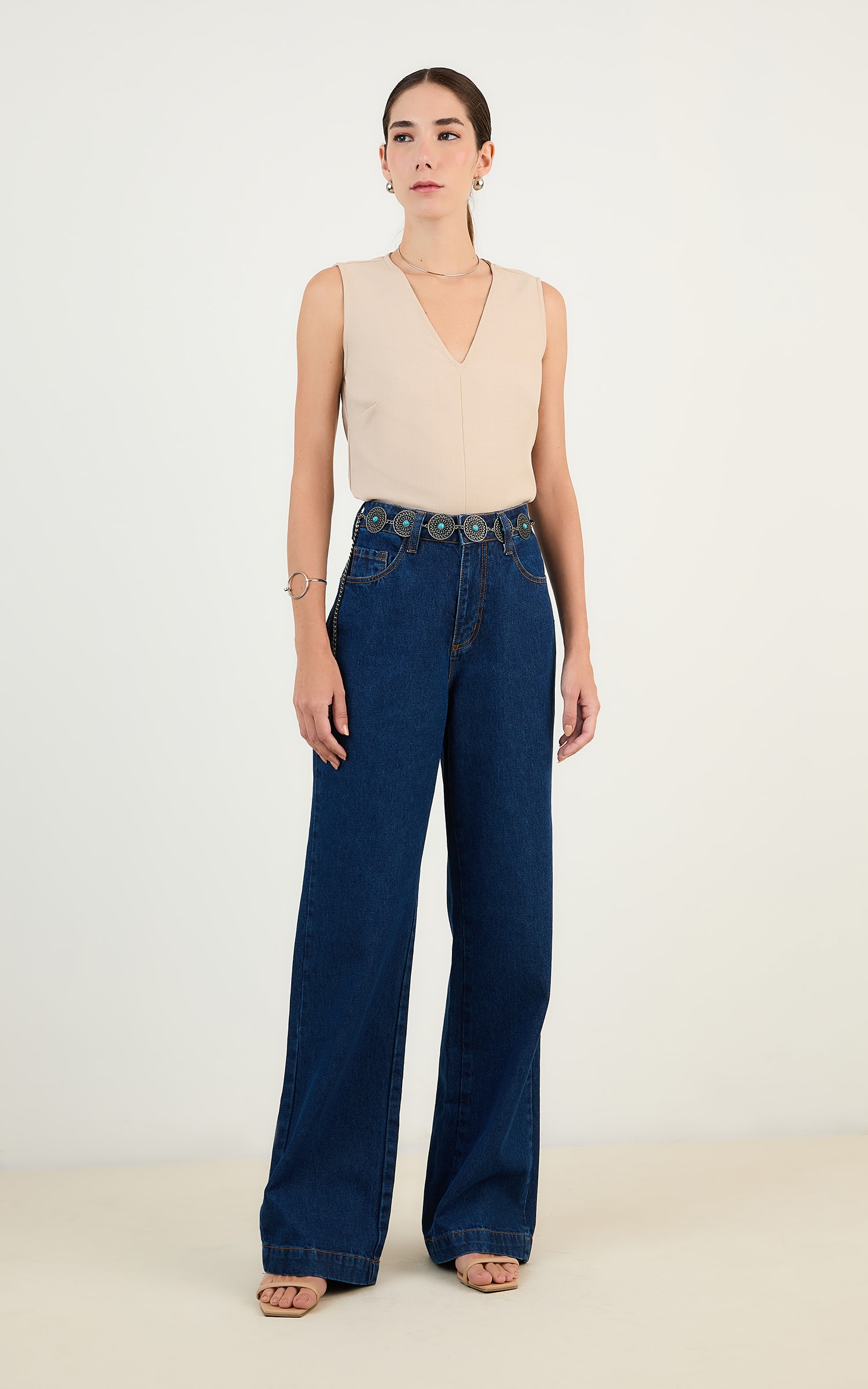 Blusa Basic Sculp Natural