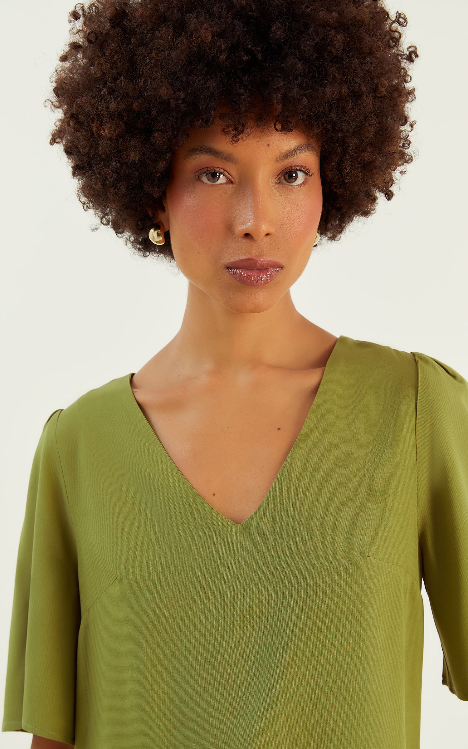 Blusa Basic Verde Militar