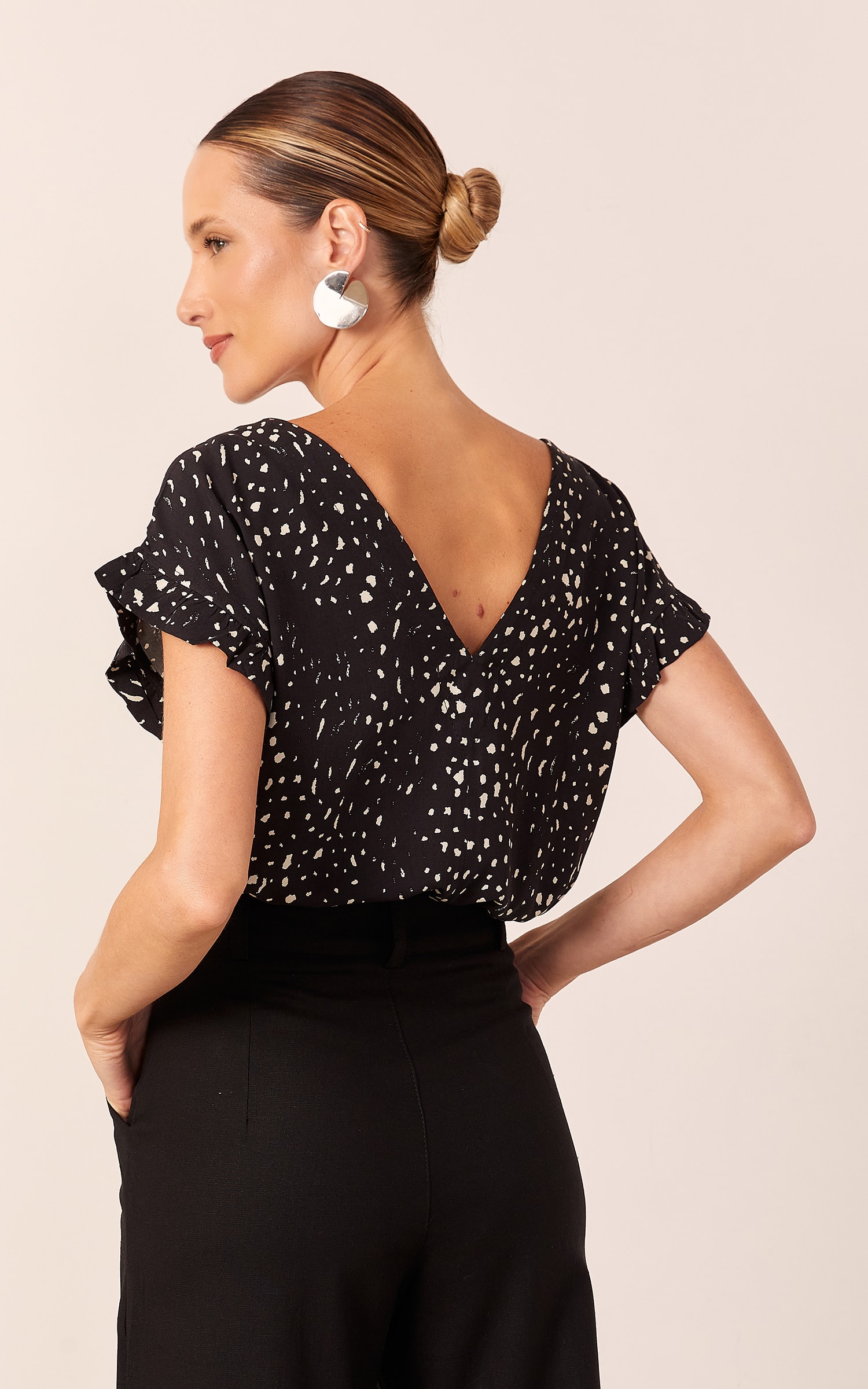 Blusa Blanche Preto