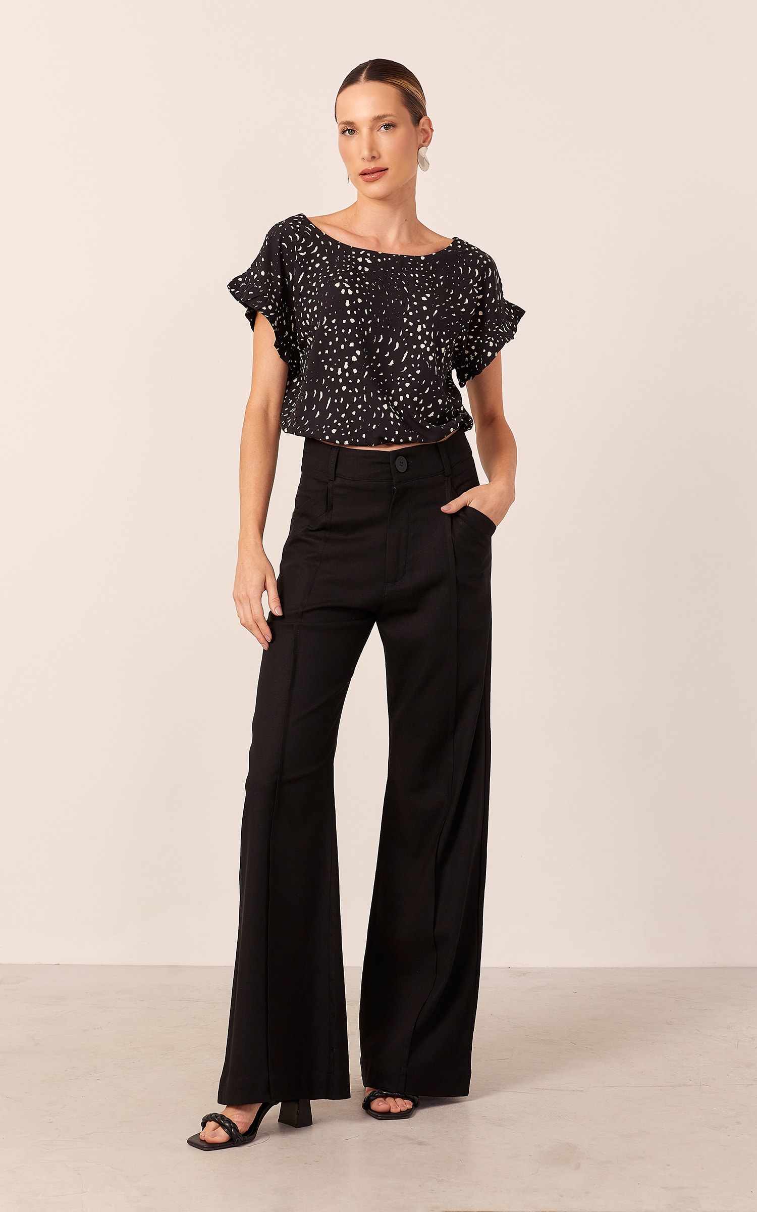 Blusa Blanche Preto