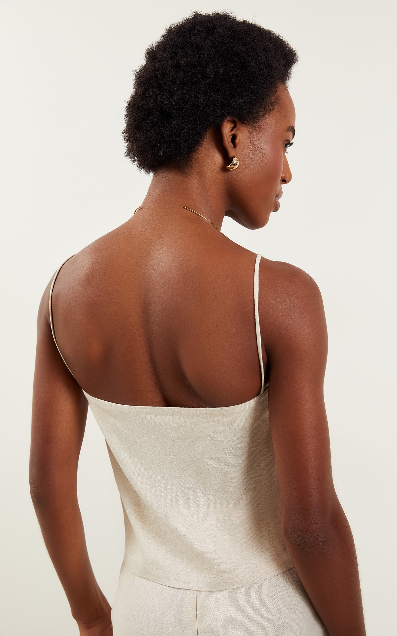 Blusa Bordado Metais Hanoi Natural