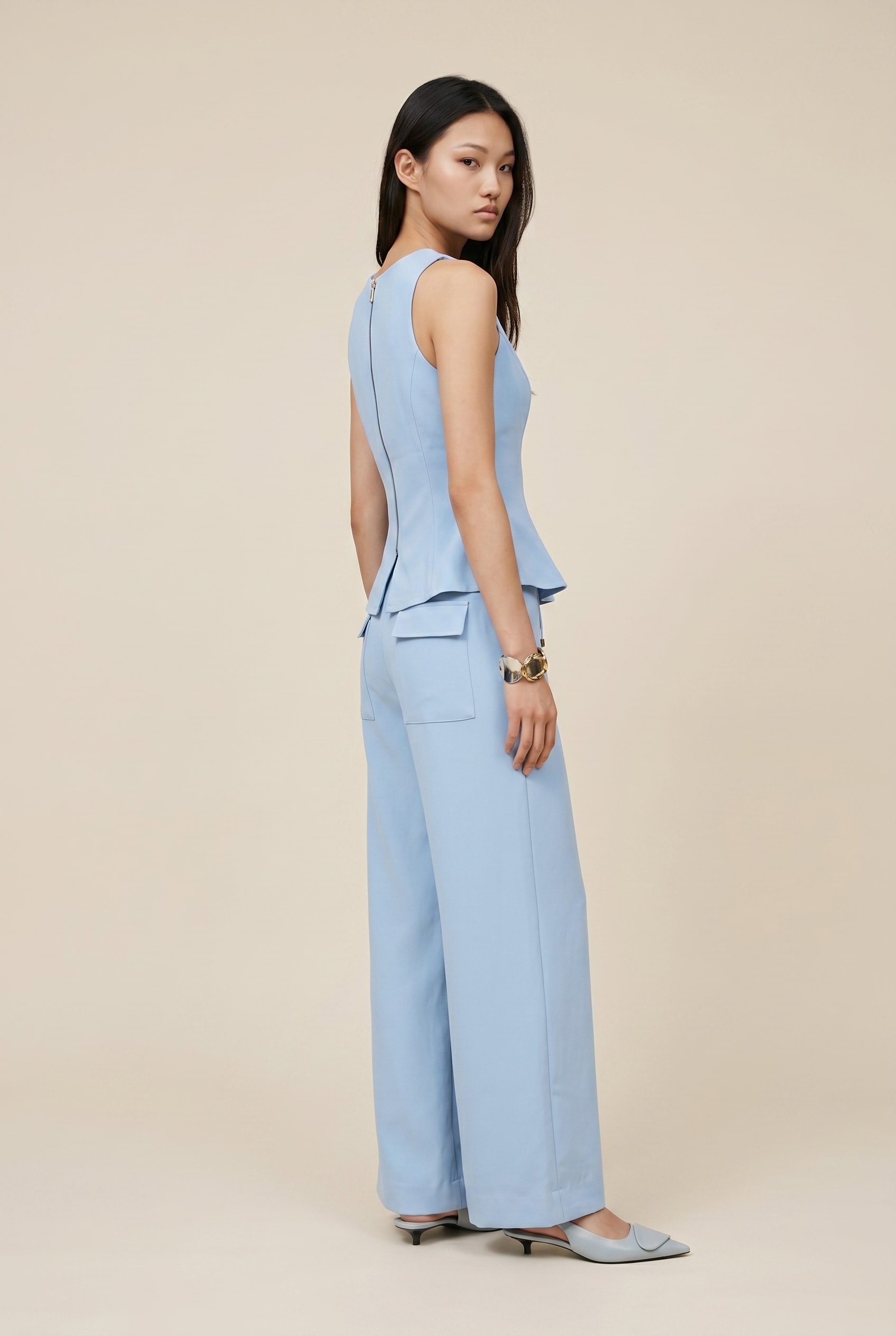 Blusa Brulee Azul Celeste