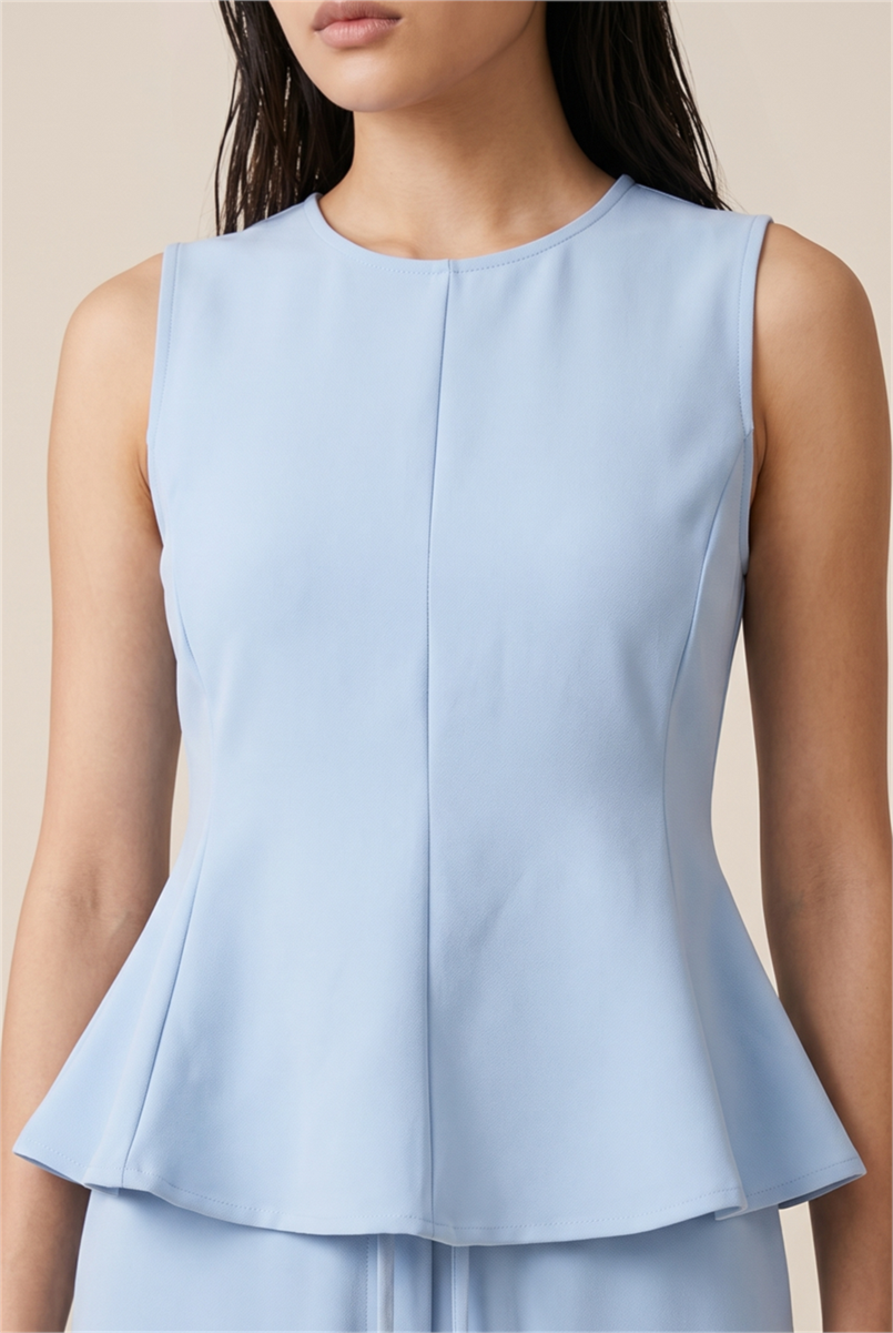 Blusa Brulee Azul Celeste