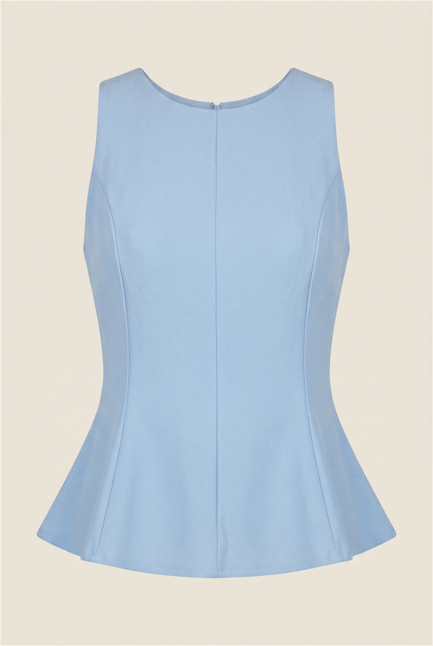 Blusa Brulee Azul Celeste