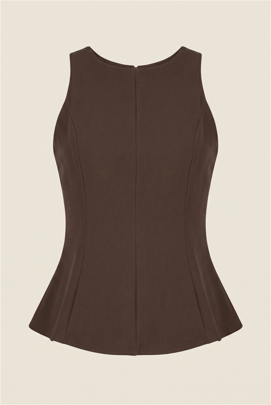 Blusa Brulee Coffee