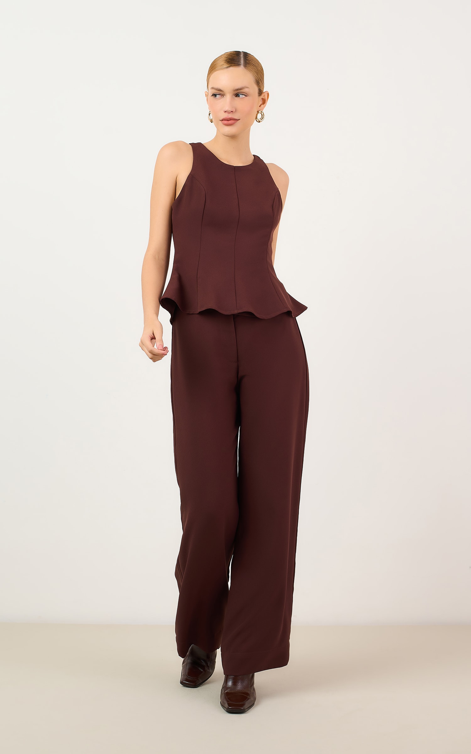 Blusa Brulee Marrom