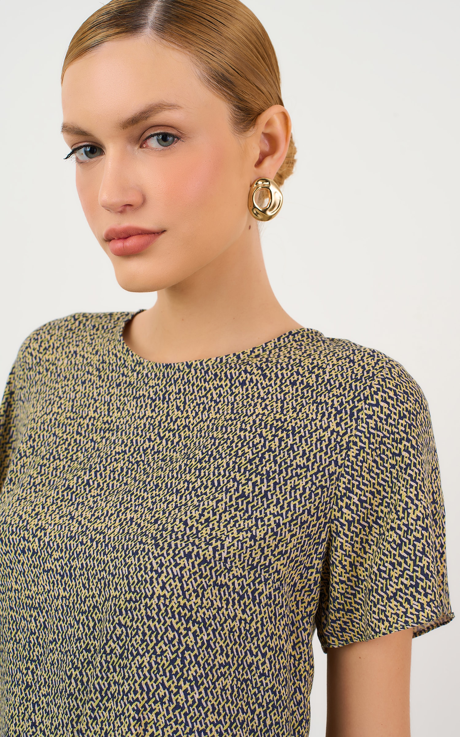 Blusa Caffeine Marinho