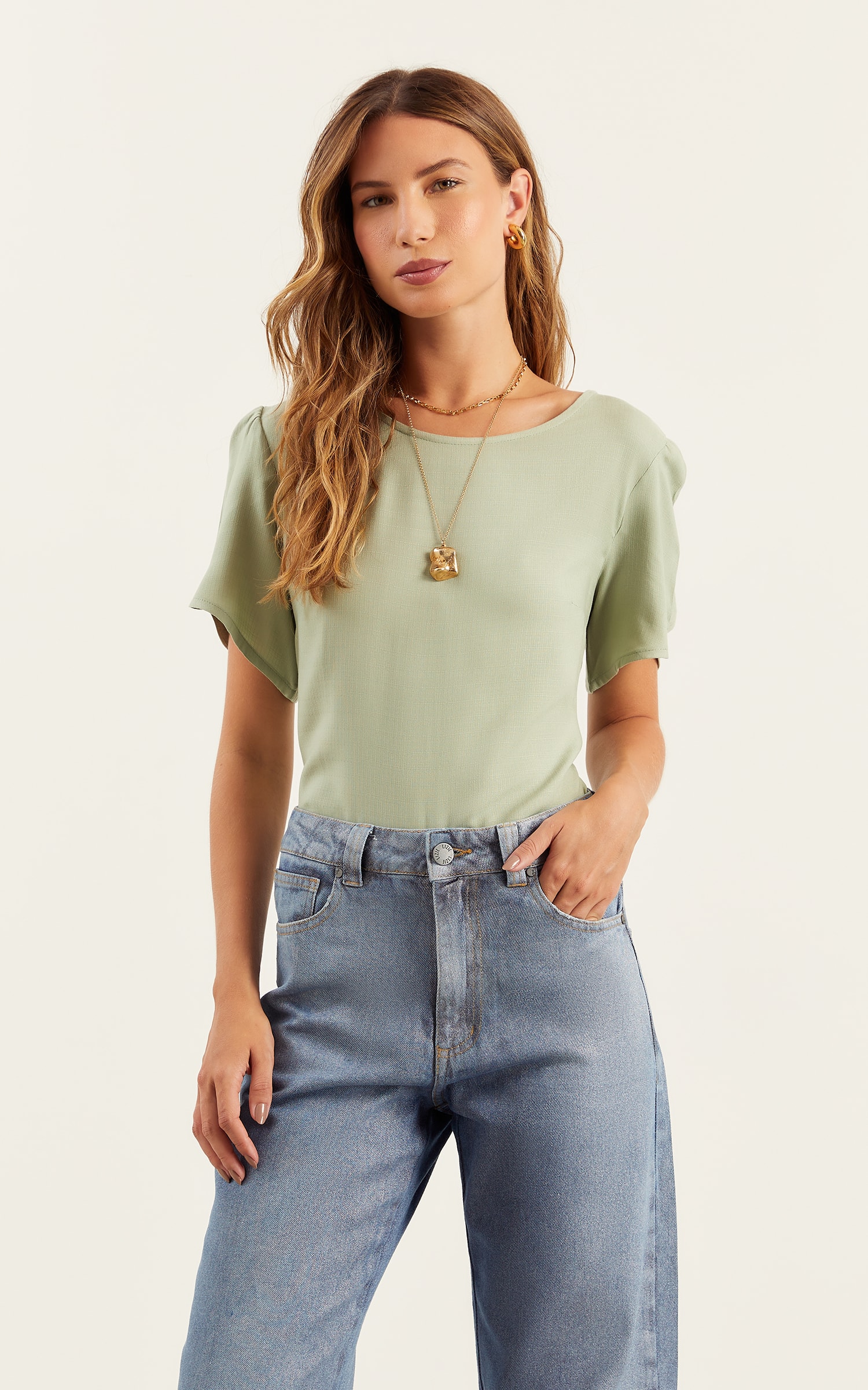 Blusa Canyon Pistache