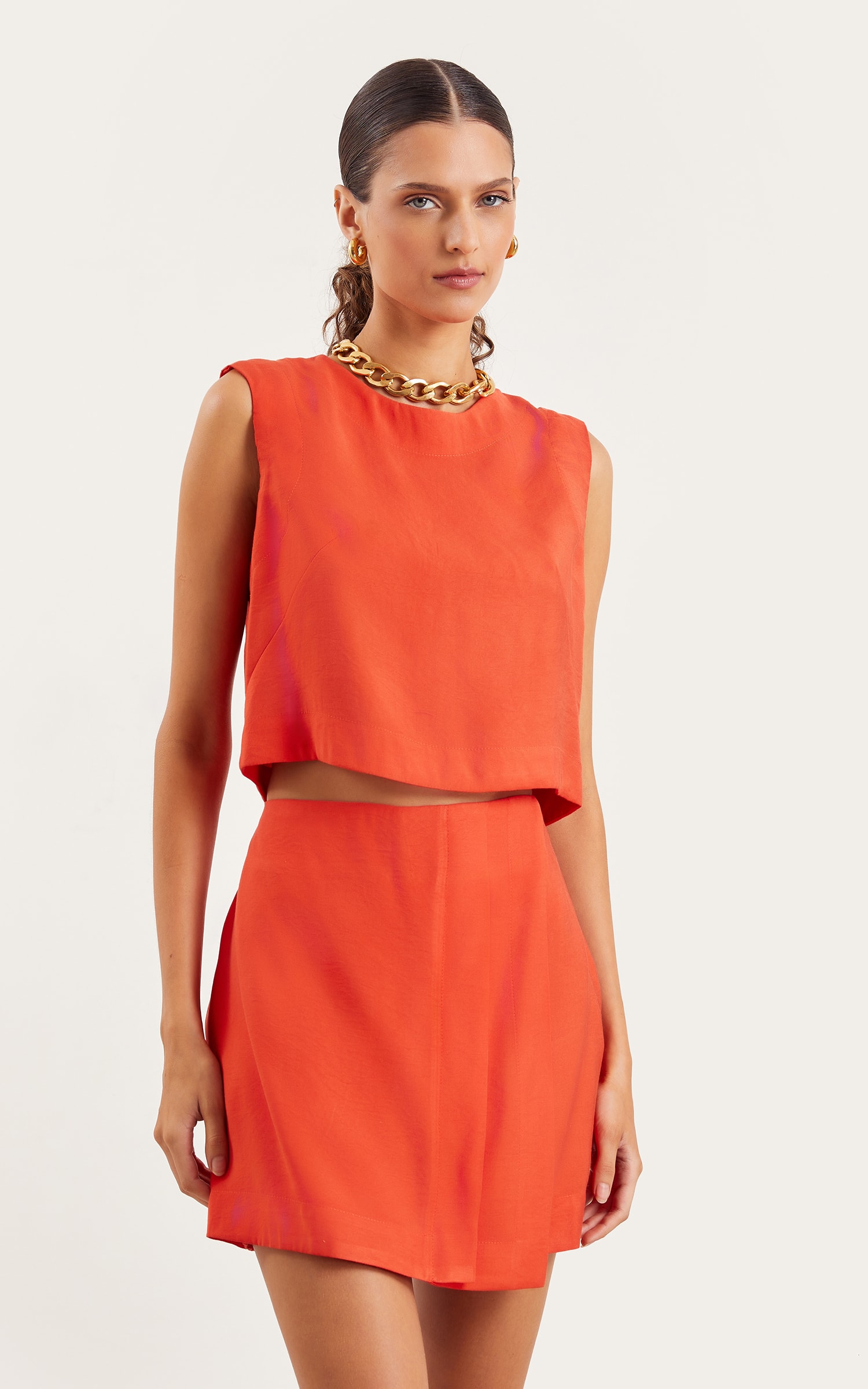 Blusa Casual Resort Laranja