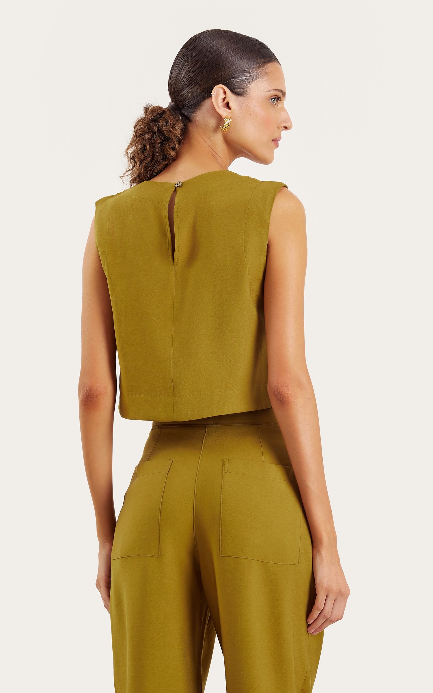 Blusa Casual Resort Pistache