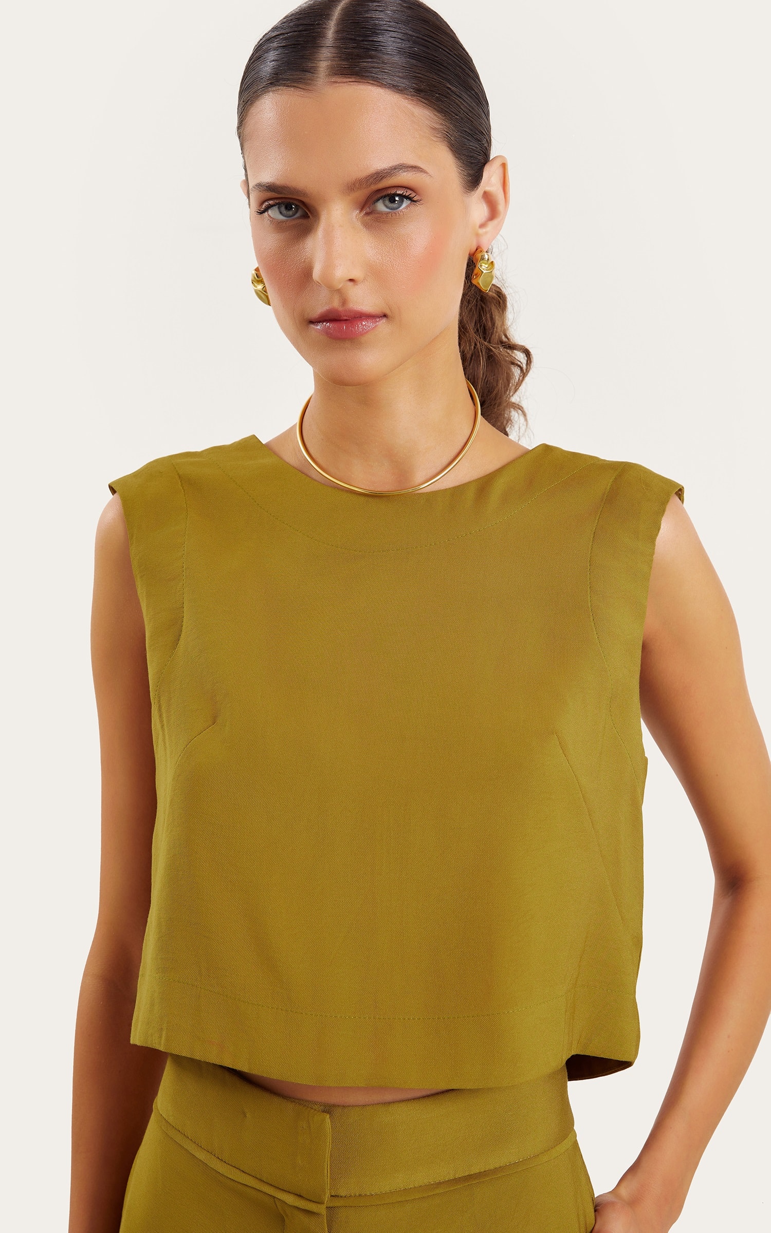 Blusa Casual Resort Pistache
