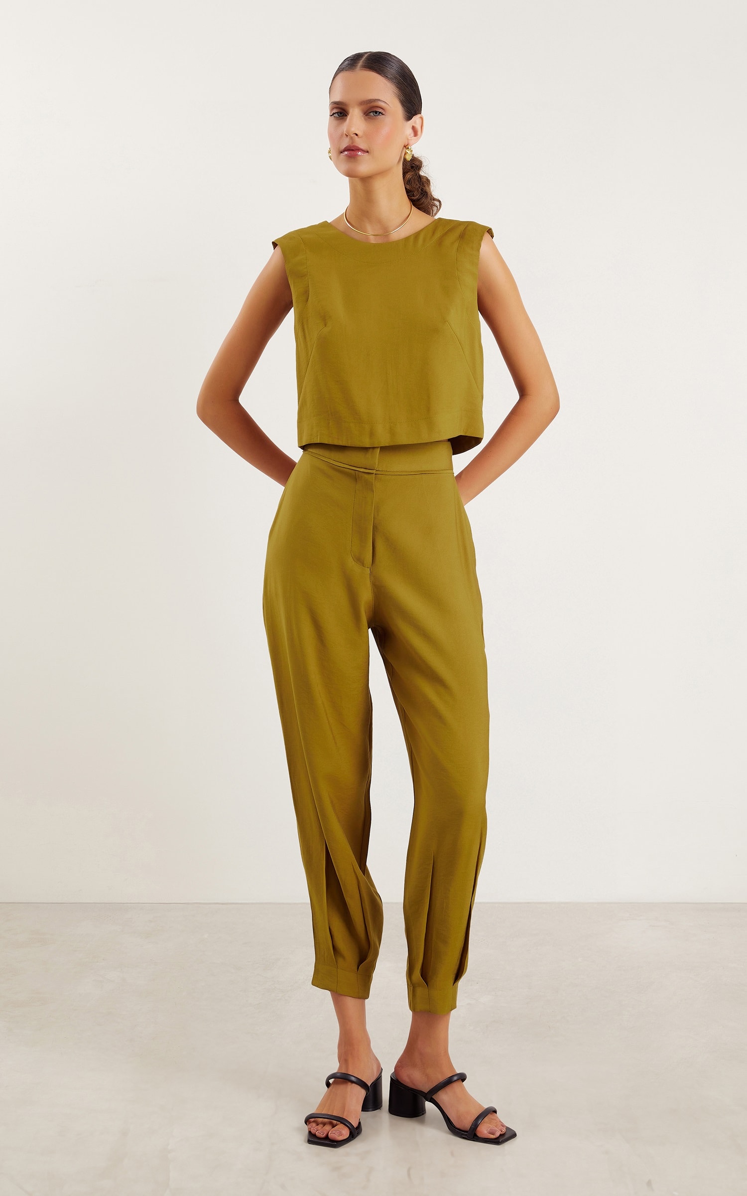 Blusa Casual Resort Pistache