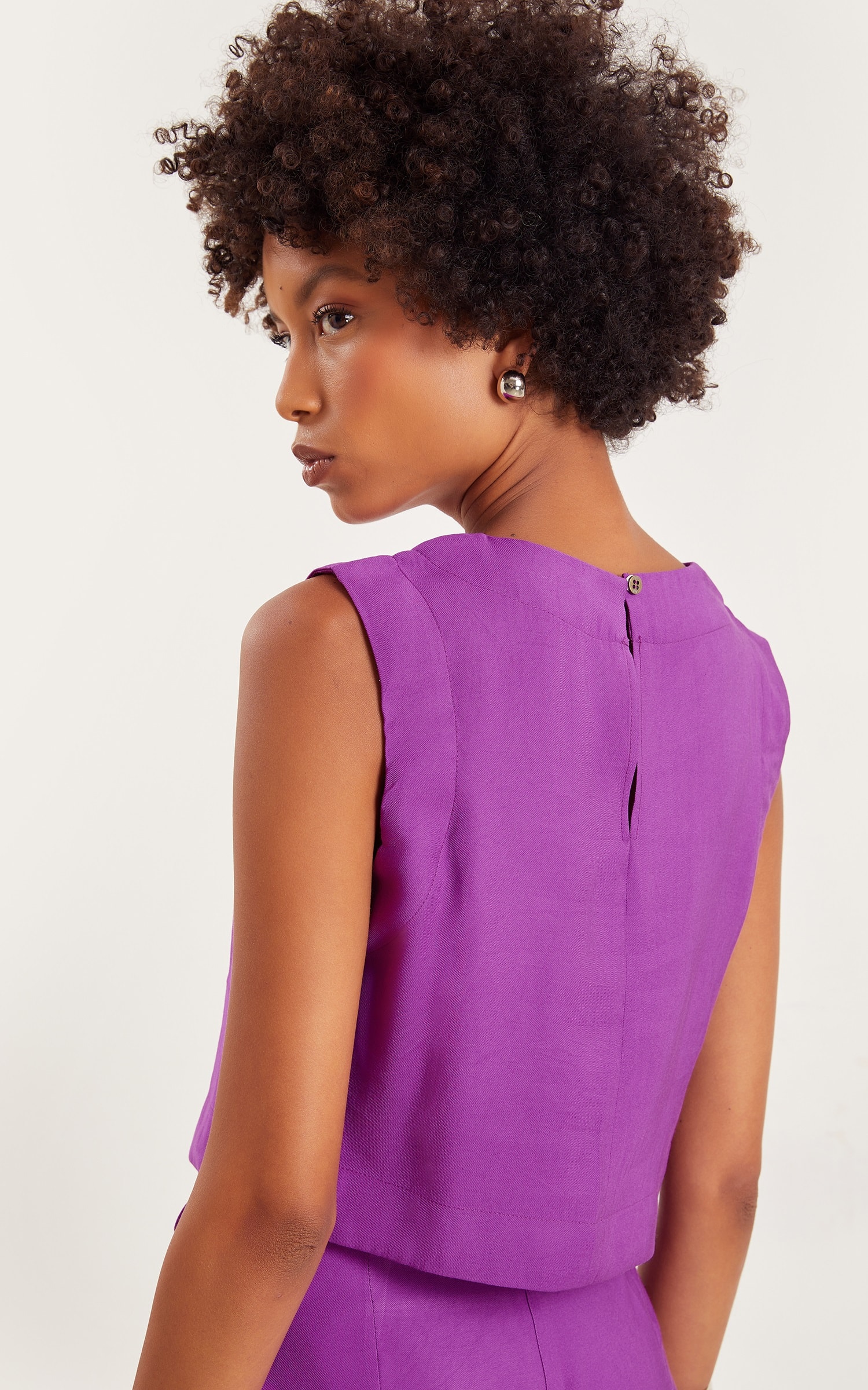 Blusa Casual Resort Uva