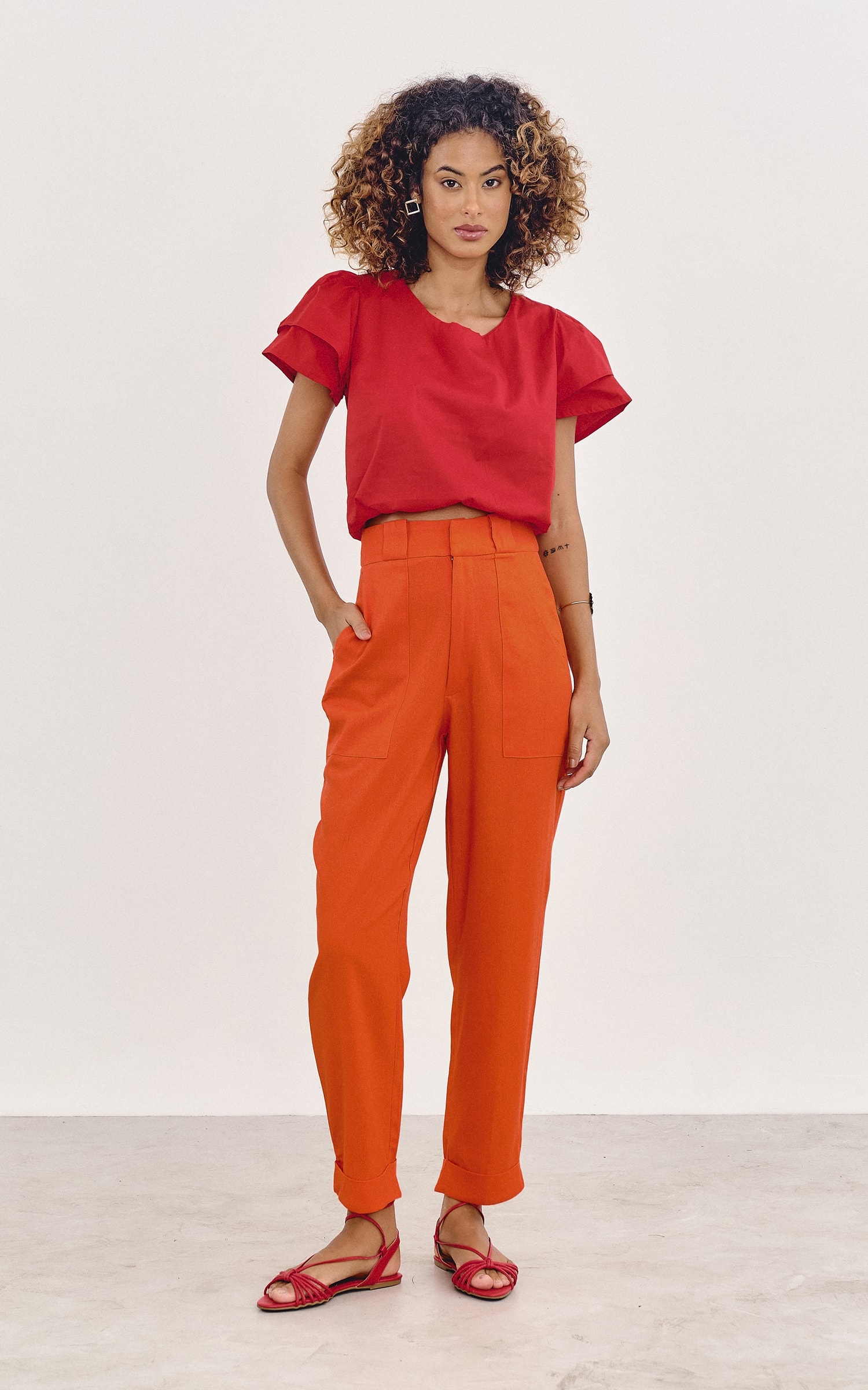 Blusa Charm Vermelho